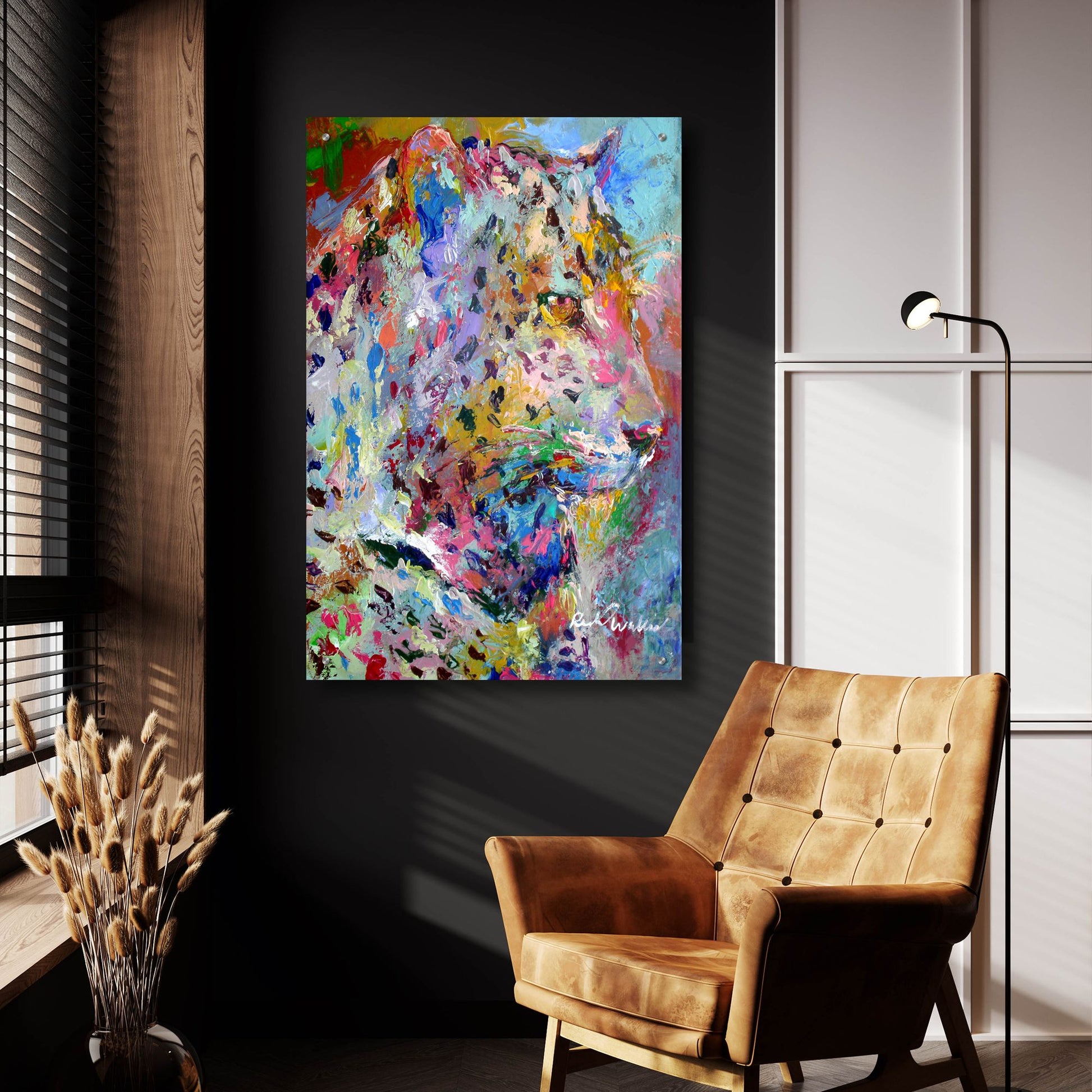 Epic Art 'artleo' by Richard Wallich, Acrylic Glass Wall Art,24x36