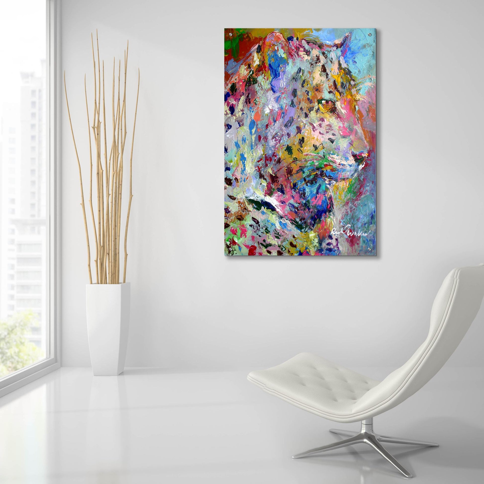 Epic Art 'artleo' by Richard Wallich, Acrylic Glass Wall Art,24x36