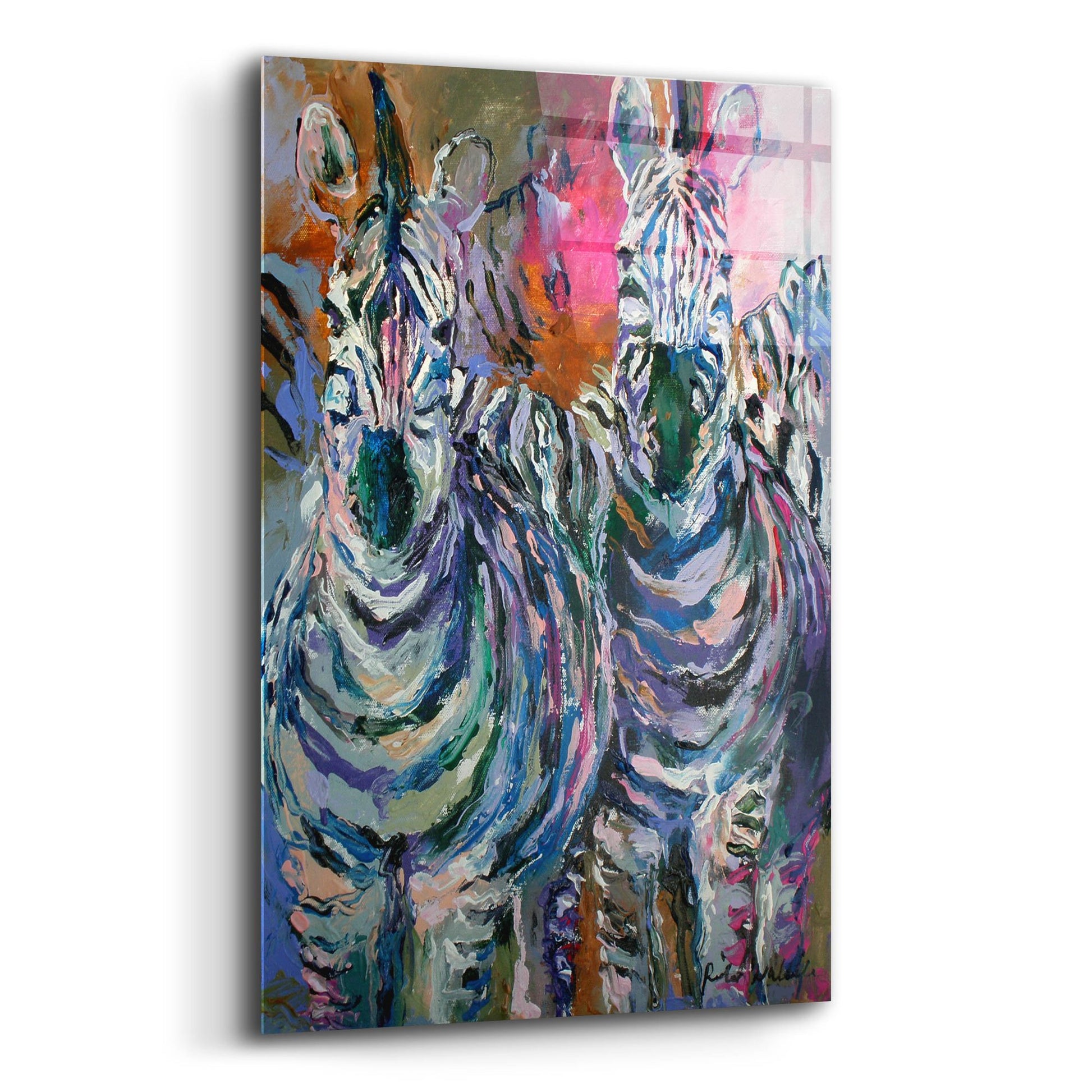 Epic Art 'artzebra' by Richard Wallich, Acrylic Glass Wall Art,12x16