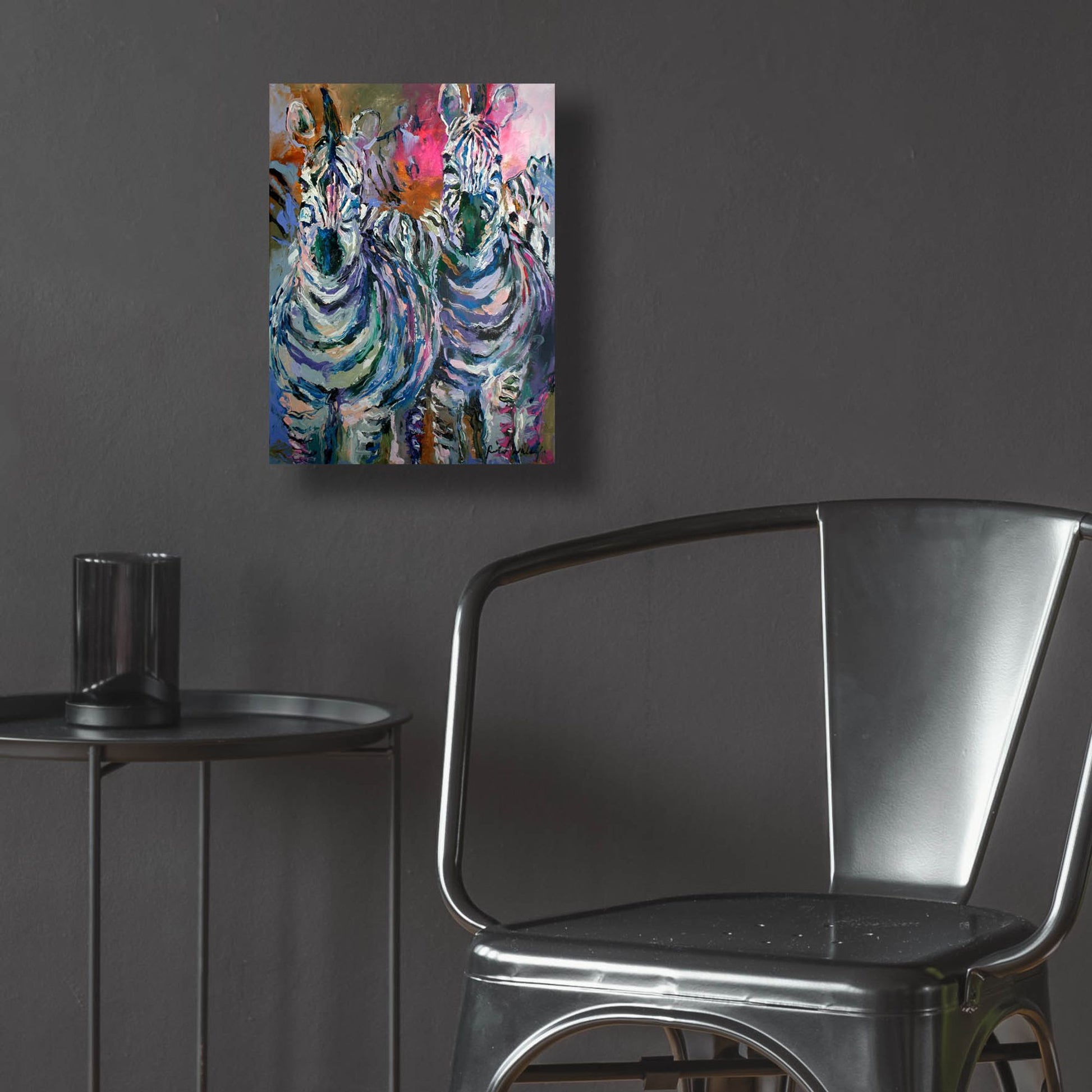 Epic Art 'artzebra' by Richard Wallich, Acrylic Glass Wall Art,12x16