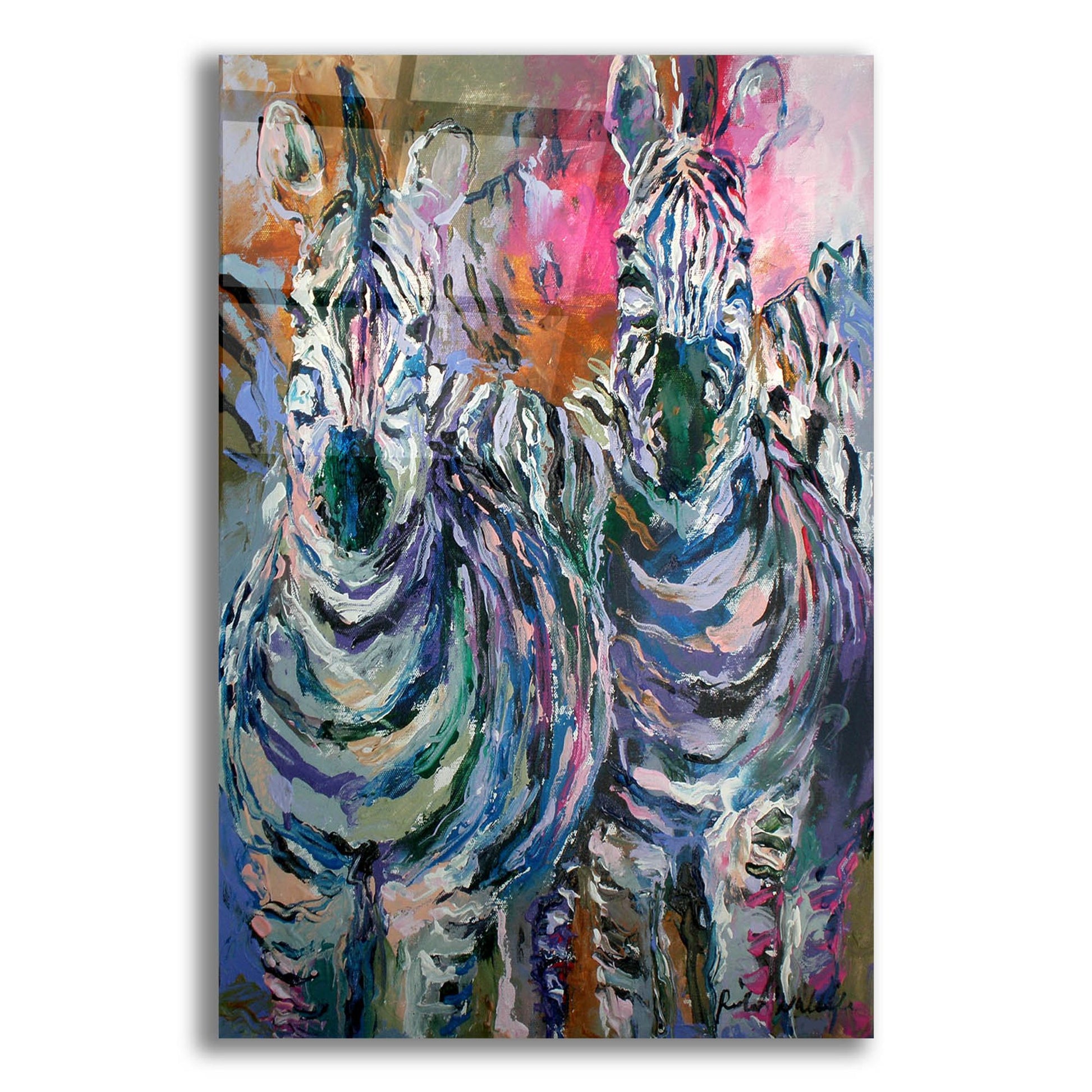 Epic Art 'artzebra' by Richard Wallich, Acrylic Glass Wall Art