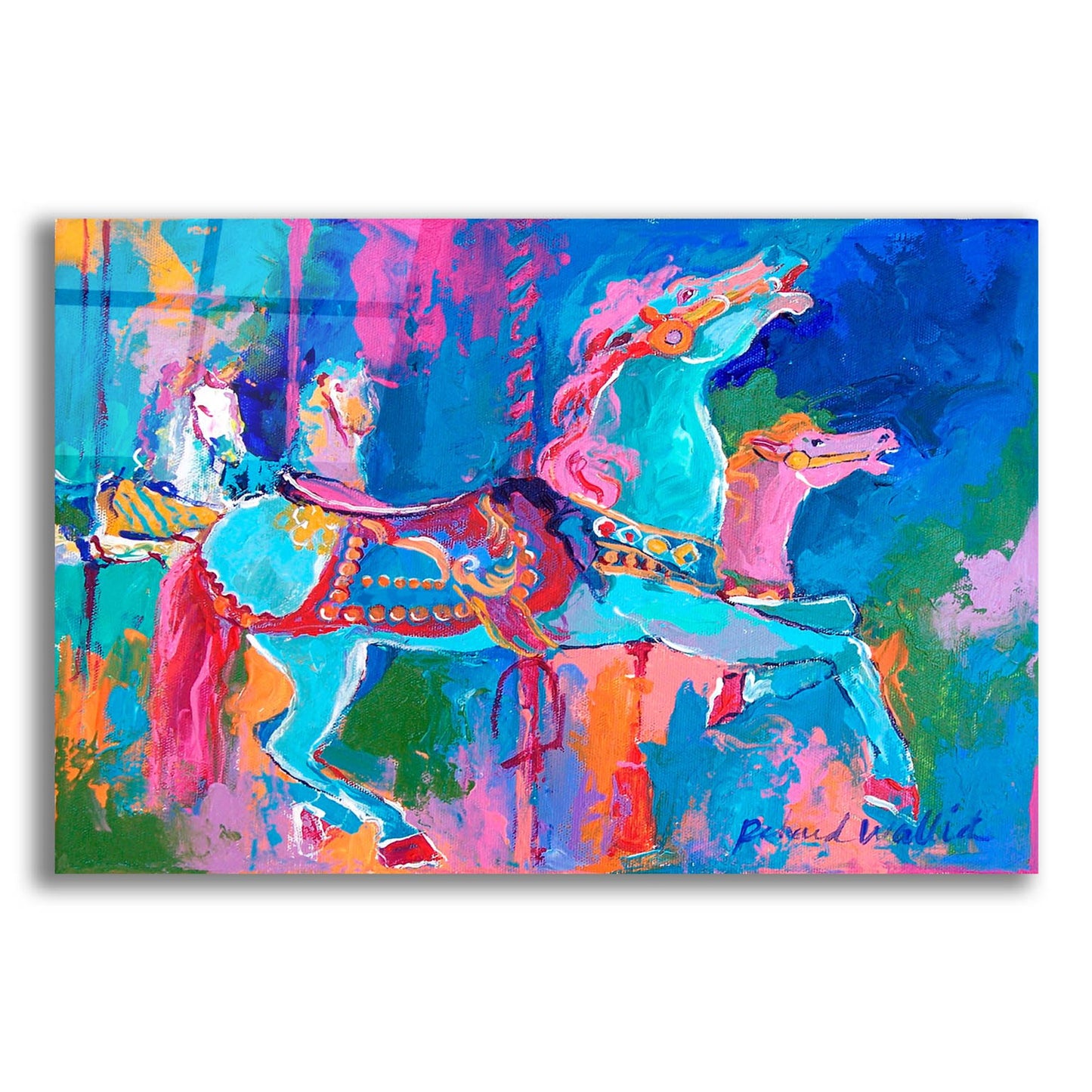 Epic Art 'Artcar 1' by Richard Wallich, Acrylic Glass Wall Art,24x16