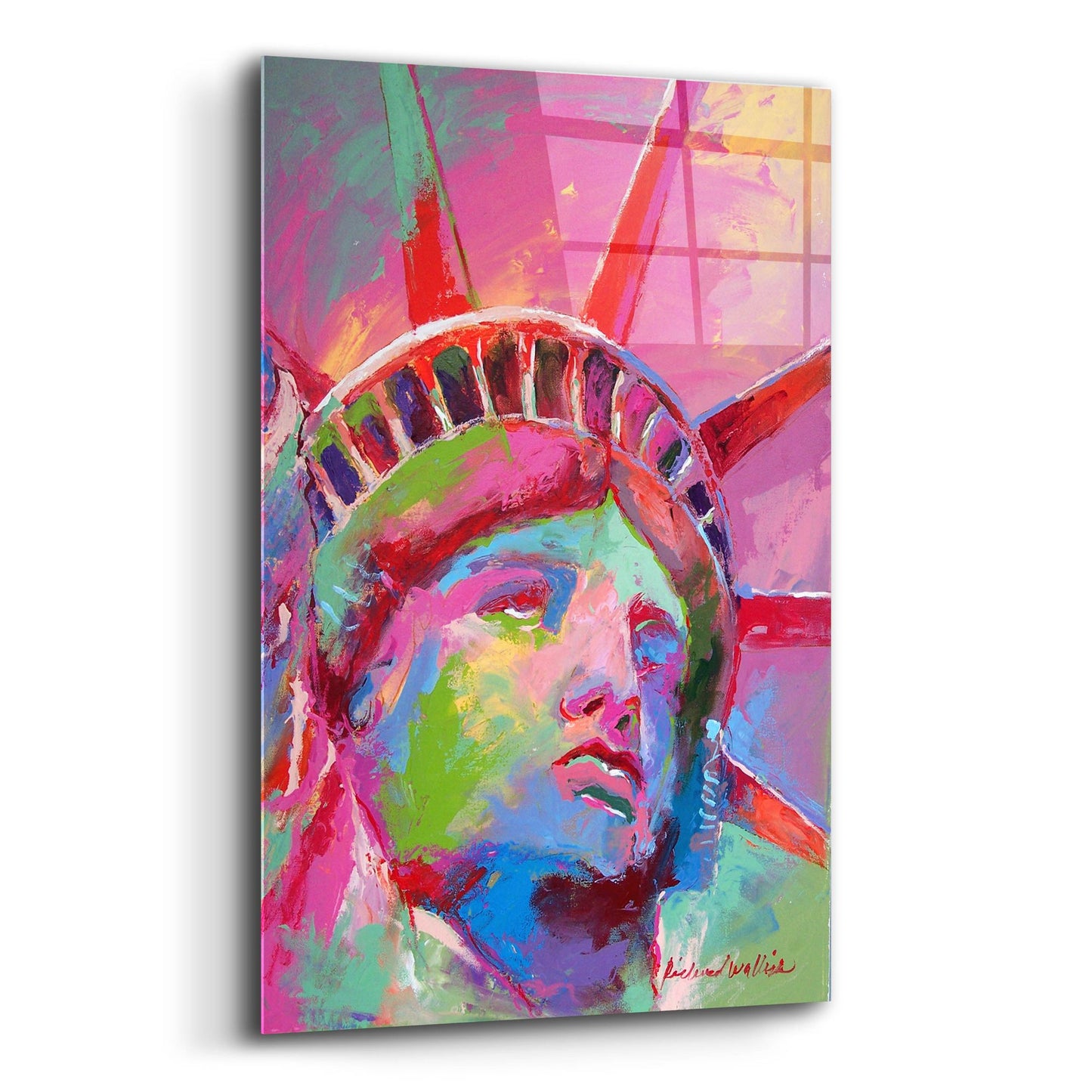 Epic Art 'Lady' by Richard Wallich, Acrylic Glass Wall Art,16x24