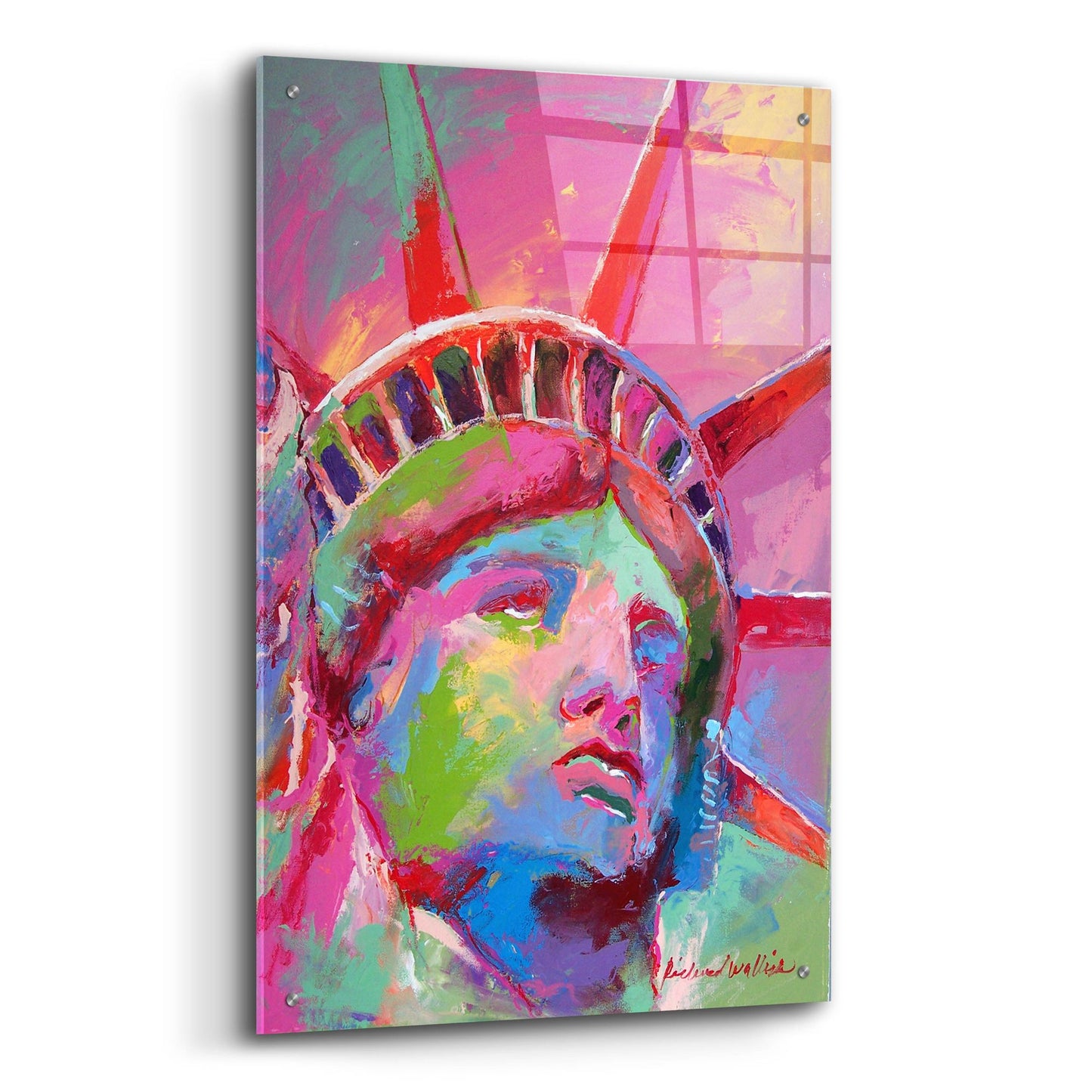 Epic Art 'Lady' by Richard Wallich, Acrylic Glass Wall Art,24x36