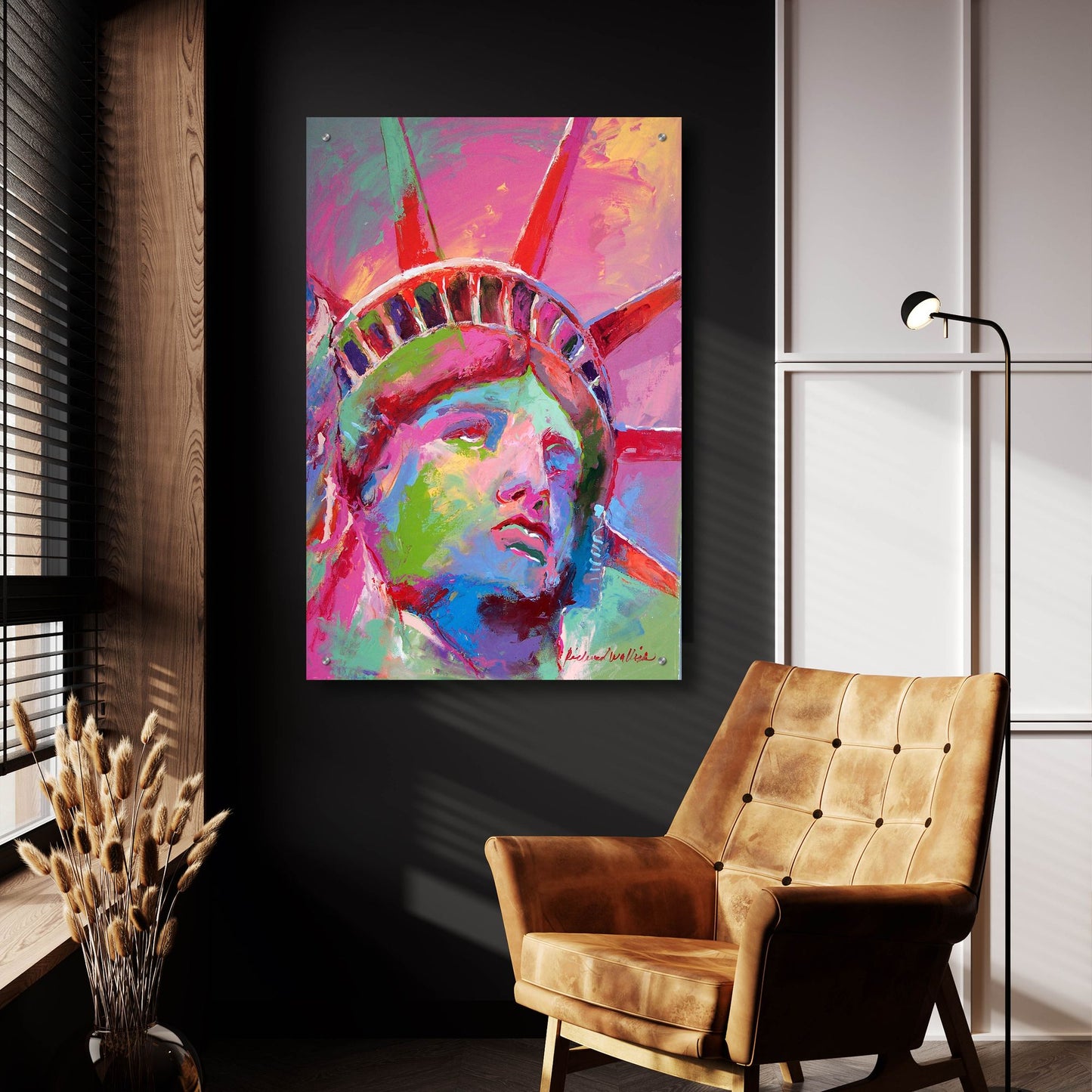 Epic Art 'Lady' by Richard Wallich, Acrylic Glass Wall Art,24x36