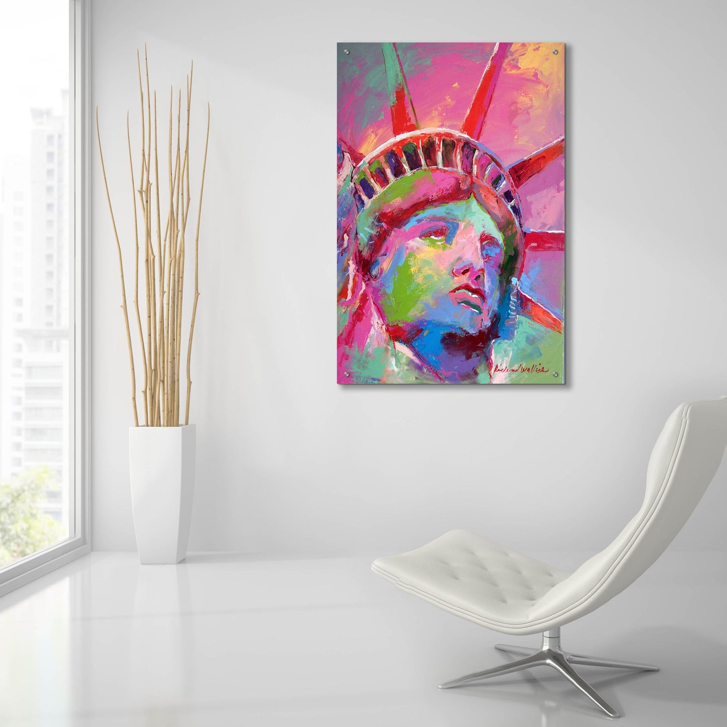 Epic Art 'Lady' by Richard Wallich, Acrylic Glass Wall Art,24x36