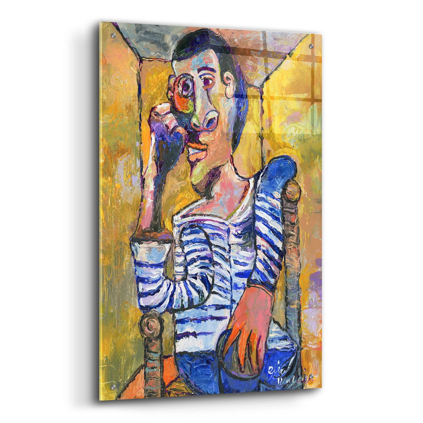 Epic Art 'Picasso' by Richard Wallich, Acrylic Glass Wall Art,24x36