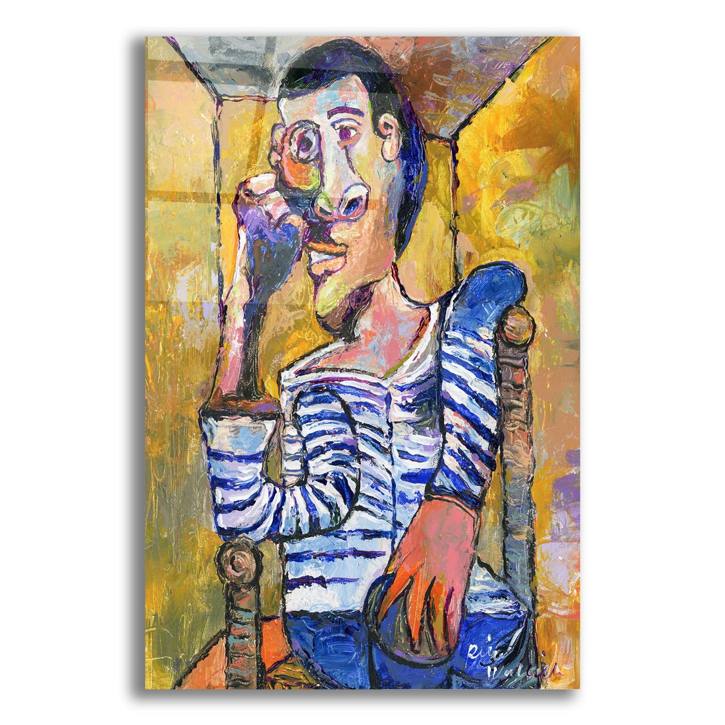 Epic Art 'Picasso' by Richard Wallich, Acrylic Glass Wall Art