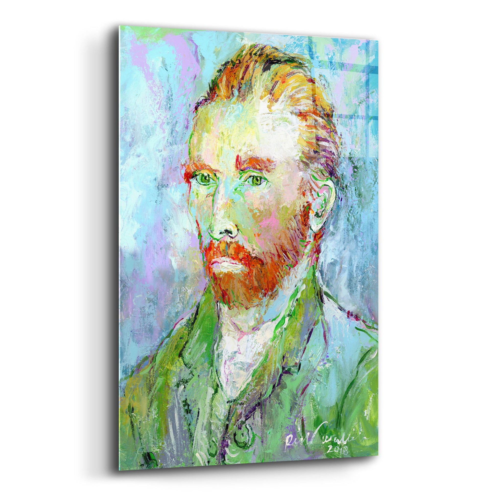 Epic Art 'Van Gogh' by Richard Wallich, Acrylic Glass Wall Art,16x24
