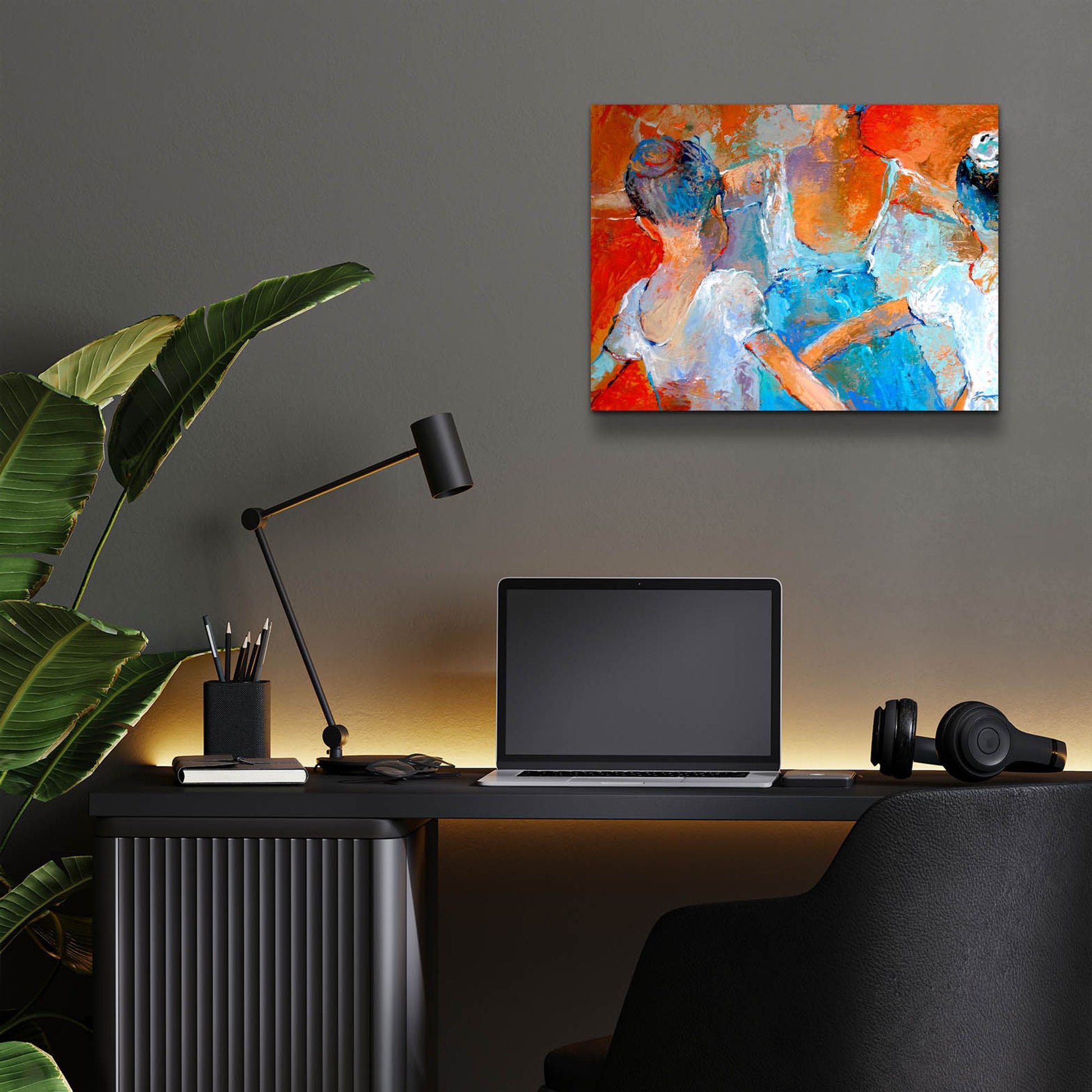 Epic Art 'Ballet Class' by Richard Wallich, Acrylic Glass Wall Art,16x12