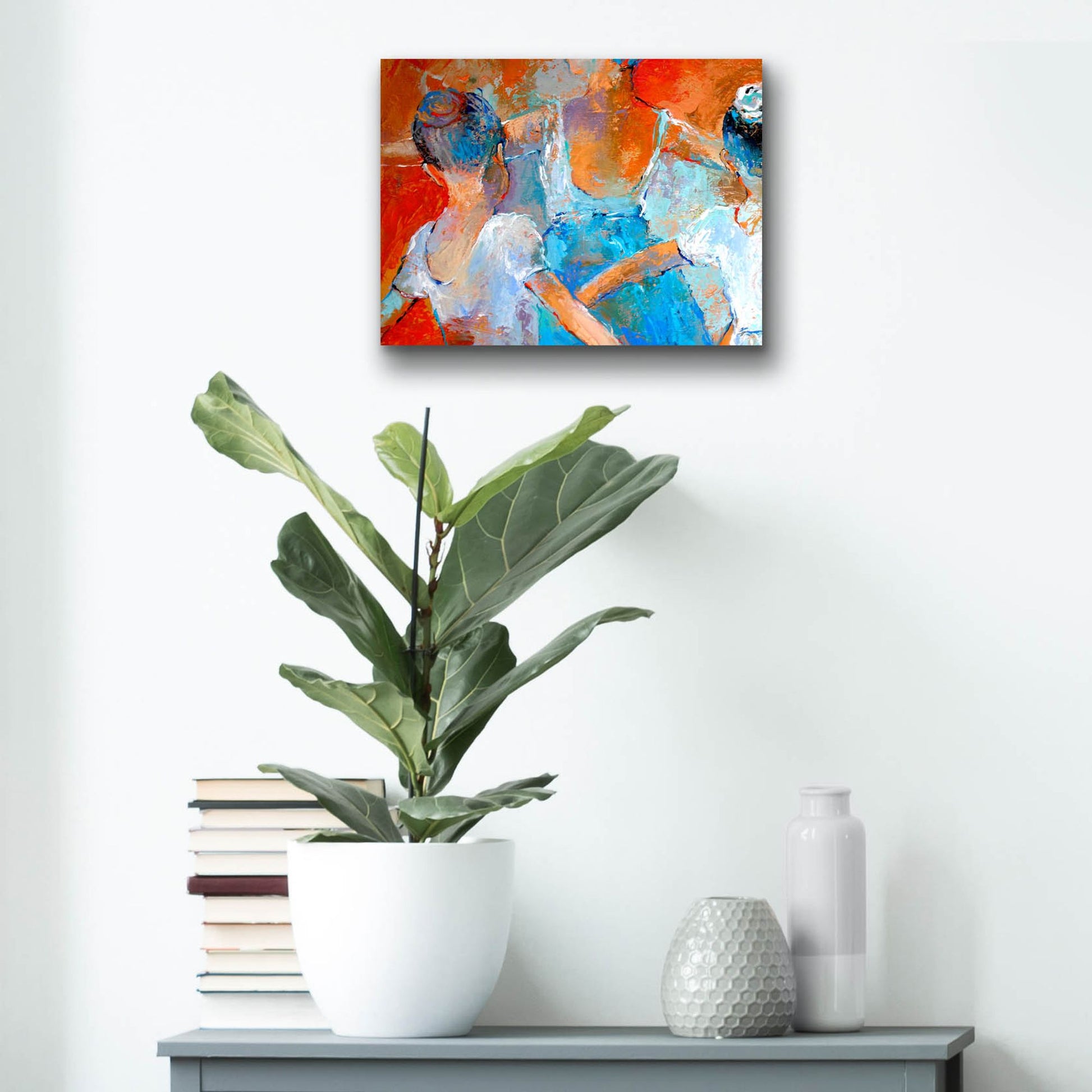 Epic Art 'Ballet Class' by Richard Wallich, Acrylic Glass Wall Art,16x12