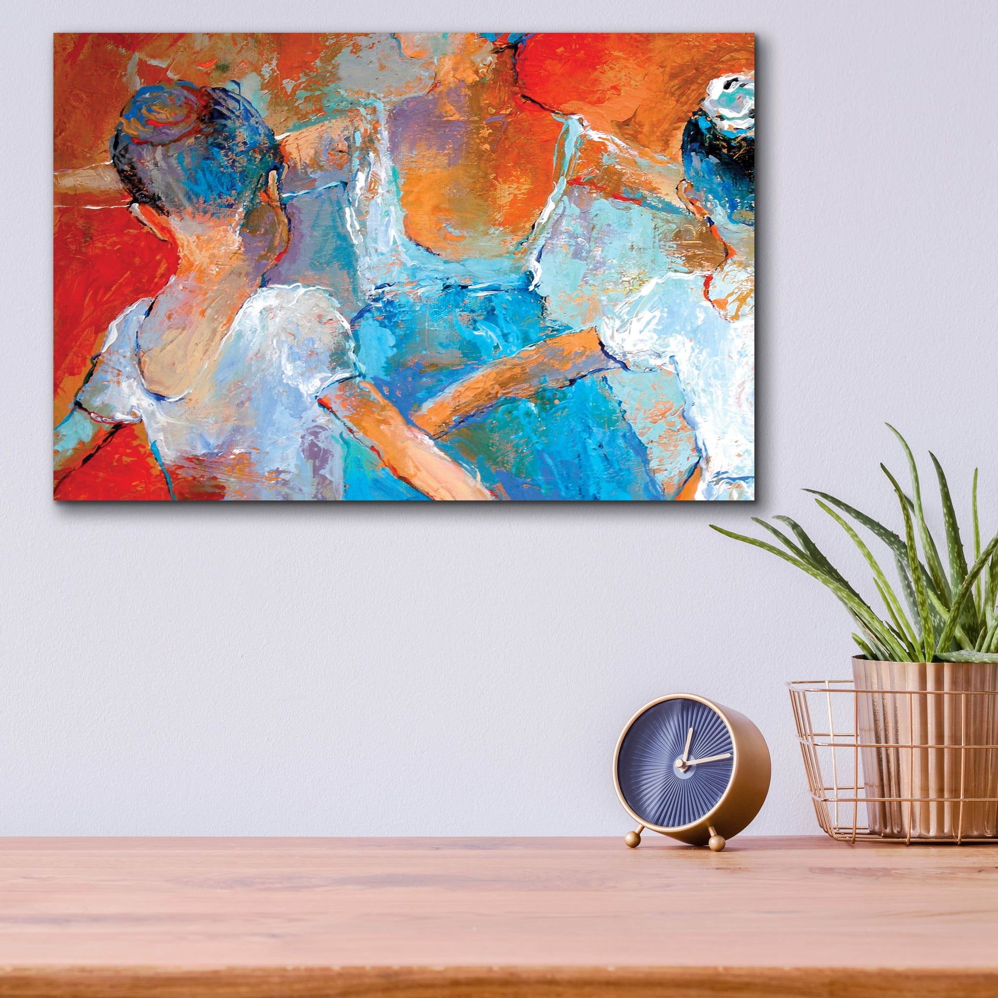 Epic Art 'Ballet Class' by Richard Wallich, Acrylic Glass Wall Art,16x12
