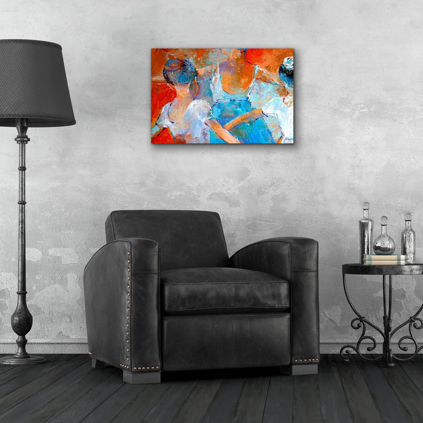 Epic Art 'Ballet Class' by Richard Wallich, Acrylic Glass Wall Art,24x16
