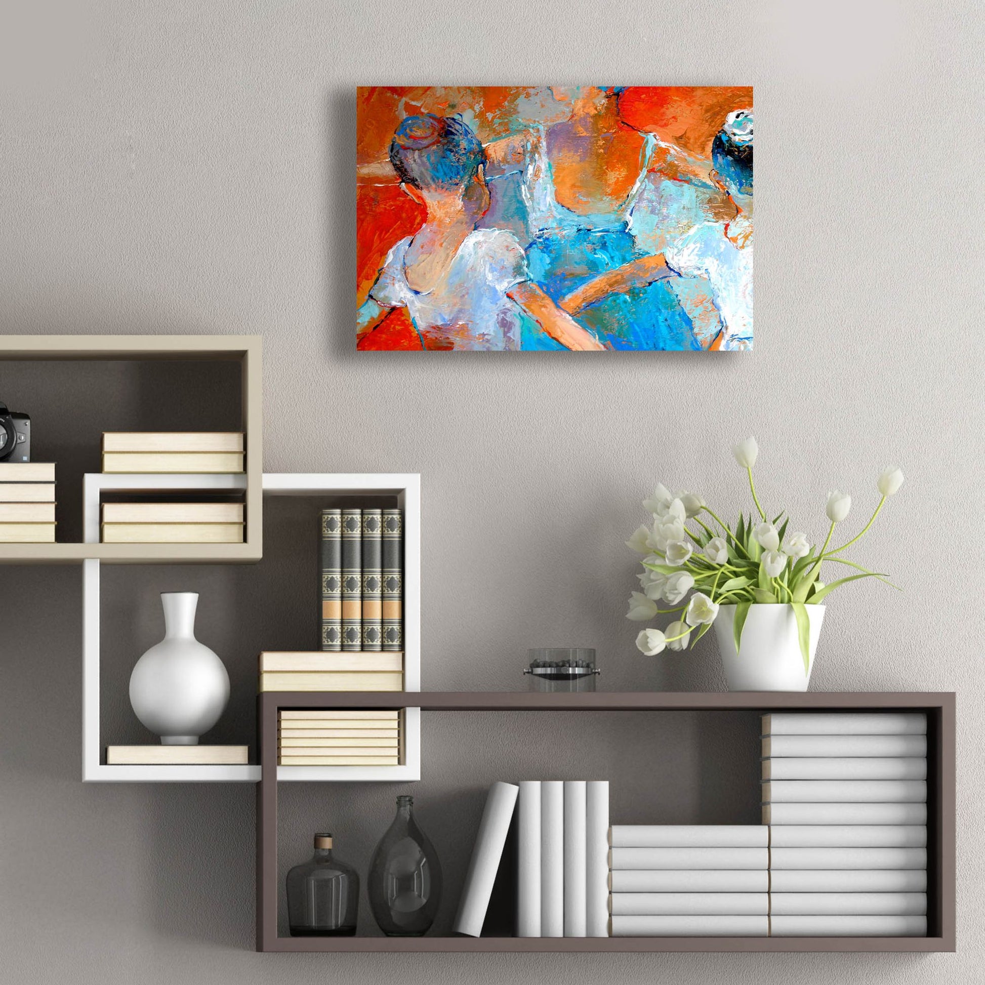 Epic Art 'Ballet Class' by Richard Wallich, Acrylic Glass Wall Art,24x16