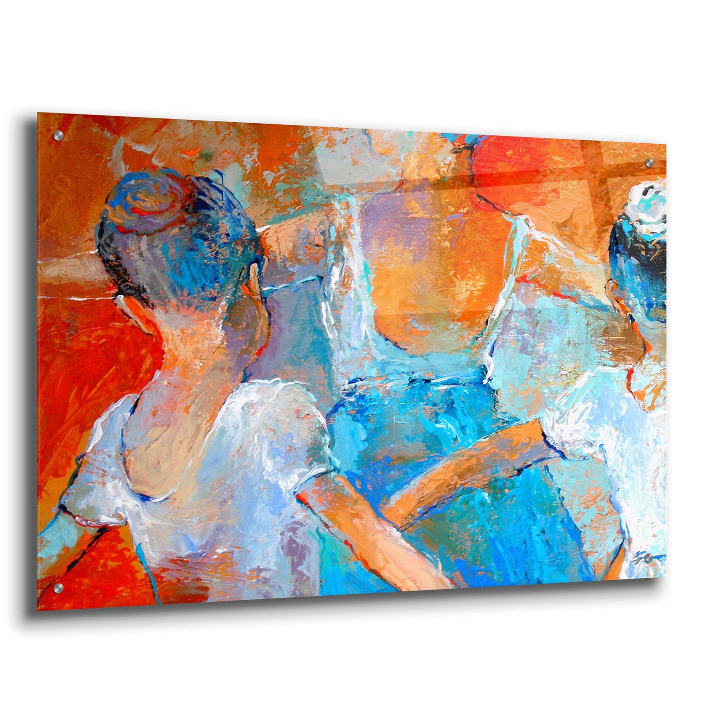 Epic Art 'Ballet Class' by Richard Wallich, Acrylic Glass Wall Art,36x24
