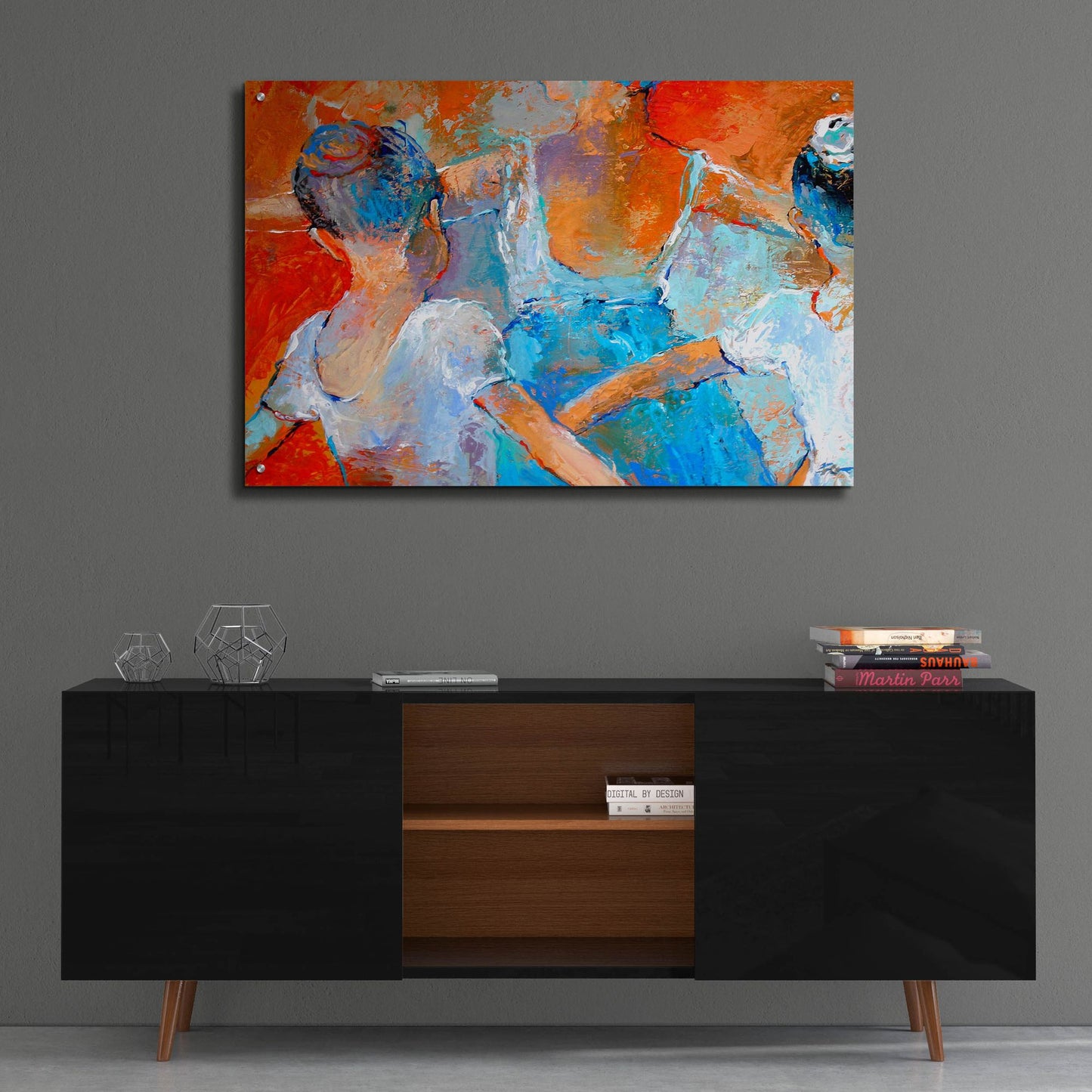 Epic Art 'Ballet Class' by Richard Wallich, Acrylic Glass Wall Art,36x24