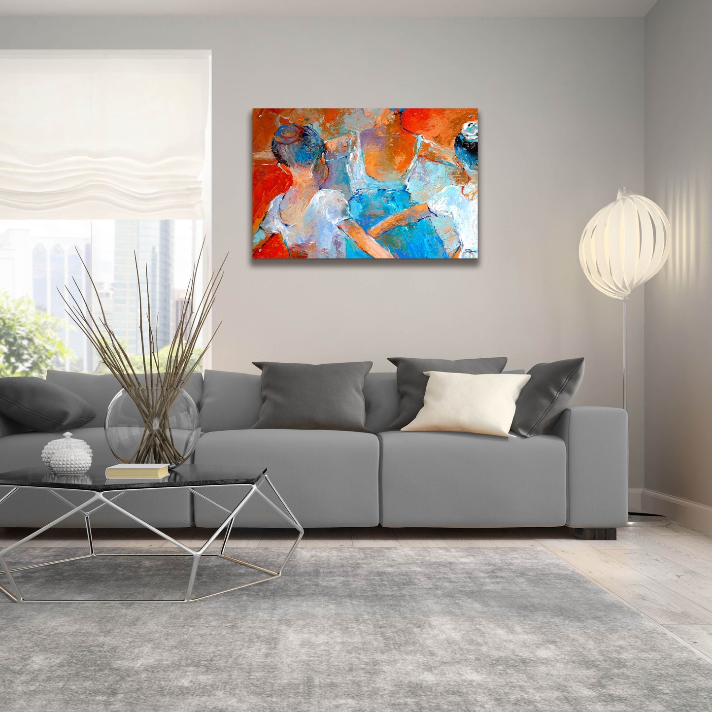 Epic Art 'Ballet Class' by Richard Wallich, Acrylic Glass Wall Art,36x24