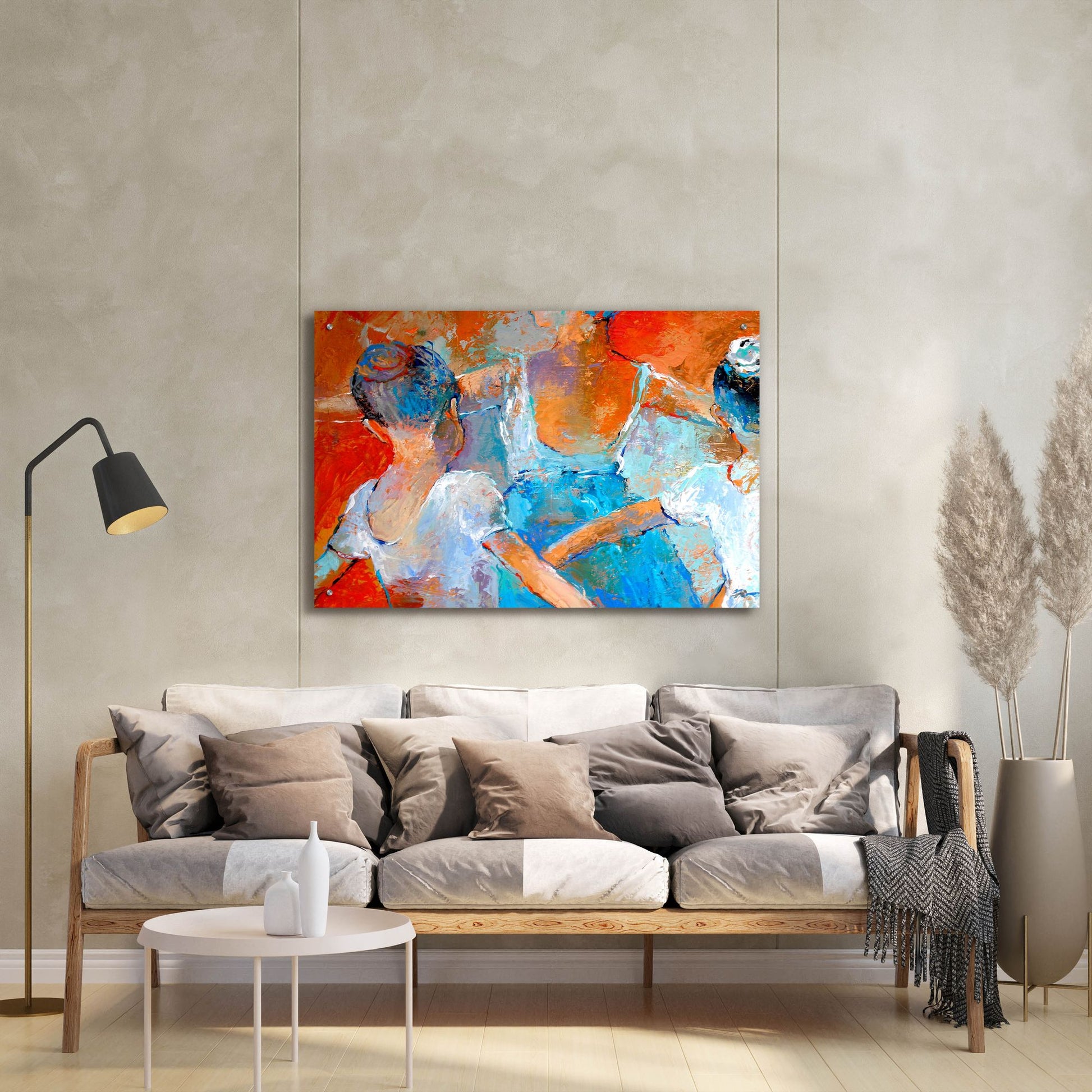 Epic Art 'Ballet Class' by Richard Wallich, Acrylic Glass Wall Art,36x24