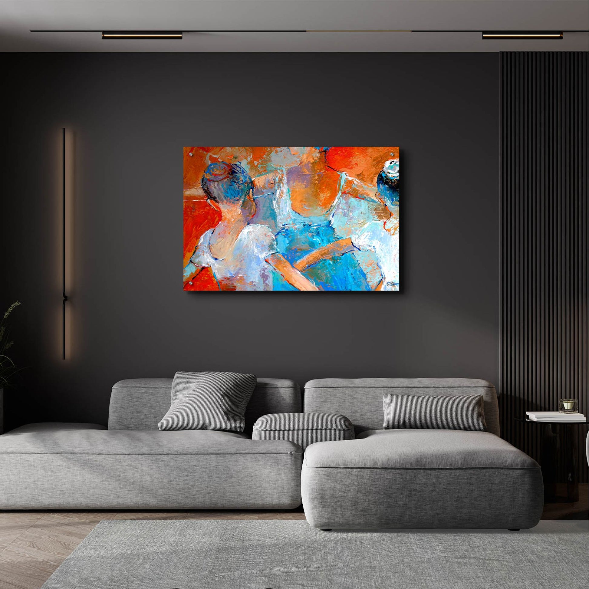 Epic Art 'Ballet Class' by Richard Wallich, Acrylic Glass Wall Art,36x24