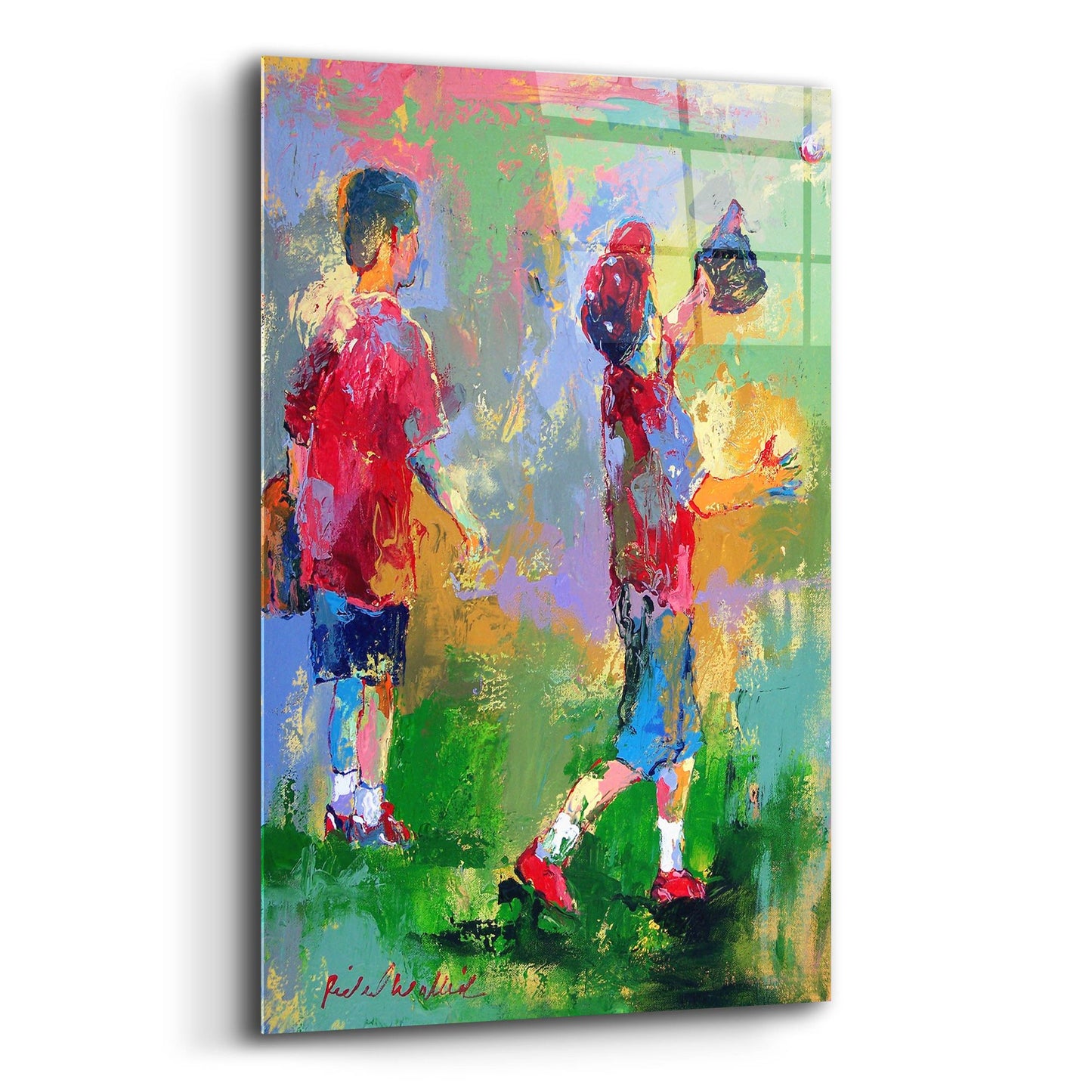 Epic Art 'Kids 2' by Richard Wallich, Acrylic Glass Wall Art,12x16