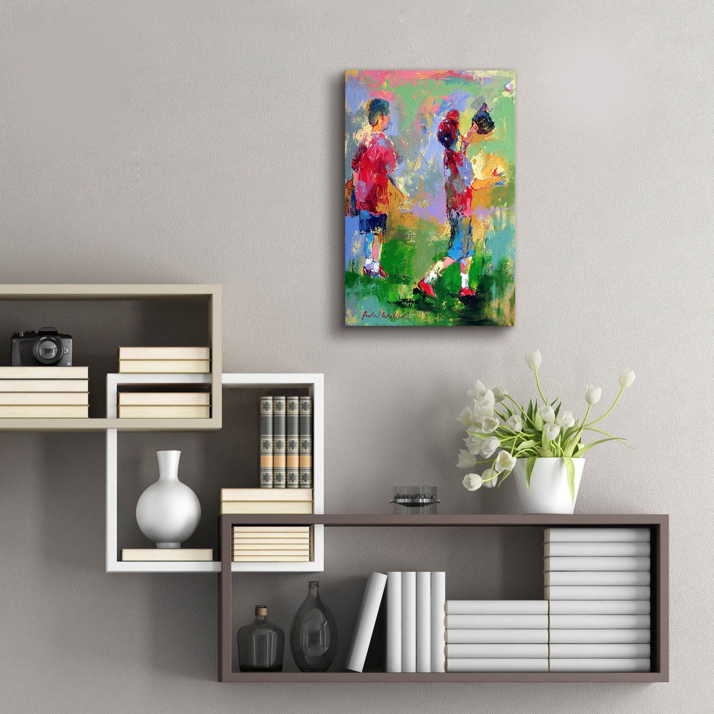 Epic Art 'Kids 2' by Richard Wallich, Acrylic Glass Wall Art,16x24