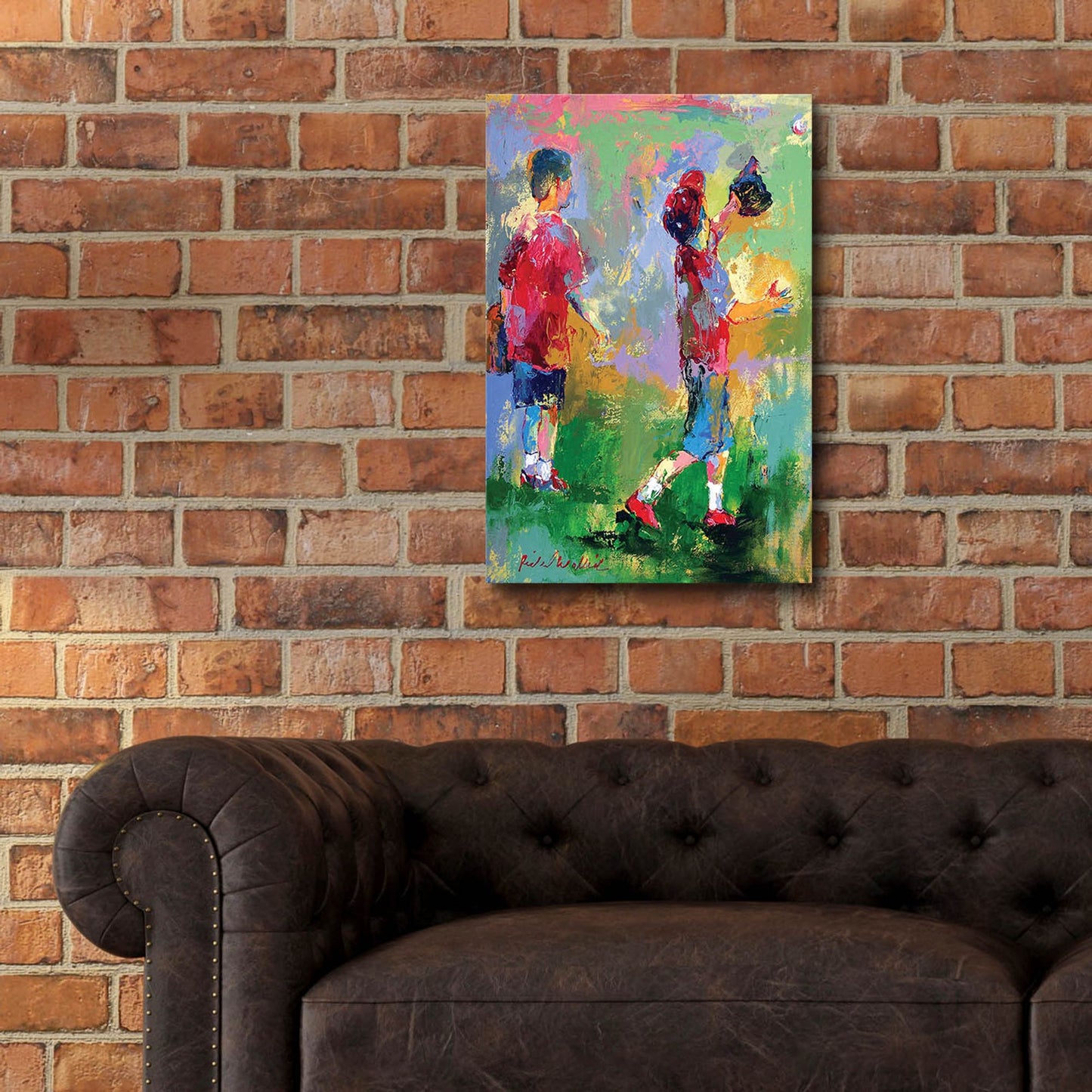 Epic Art 'Kids 2' by Richard Wallich, Acrylic Glass Wall Art,16x24