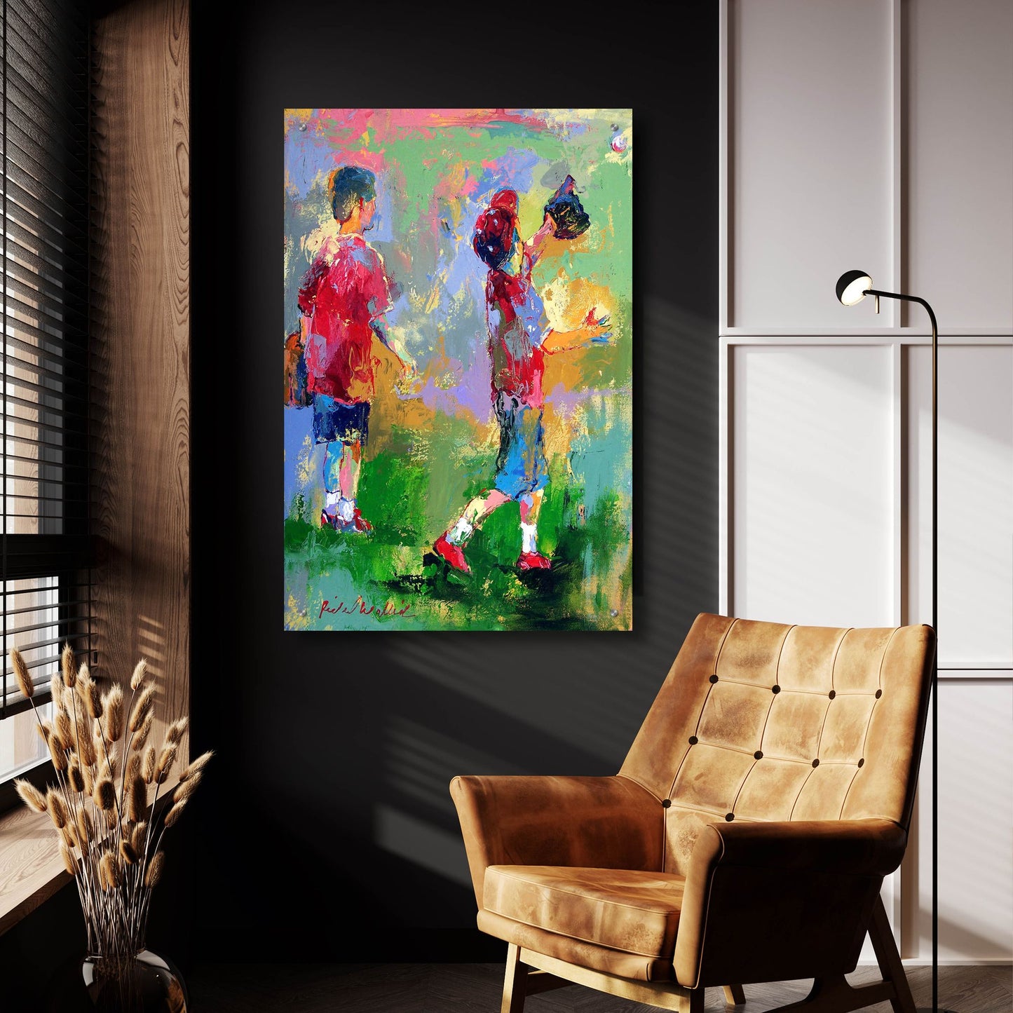 Epic Art 'Kids 2' by Richard Wallich, Acrylic Glass Wall Art,24x36