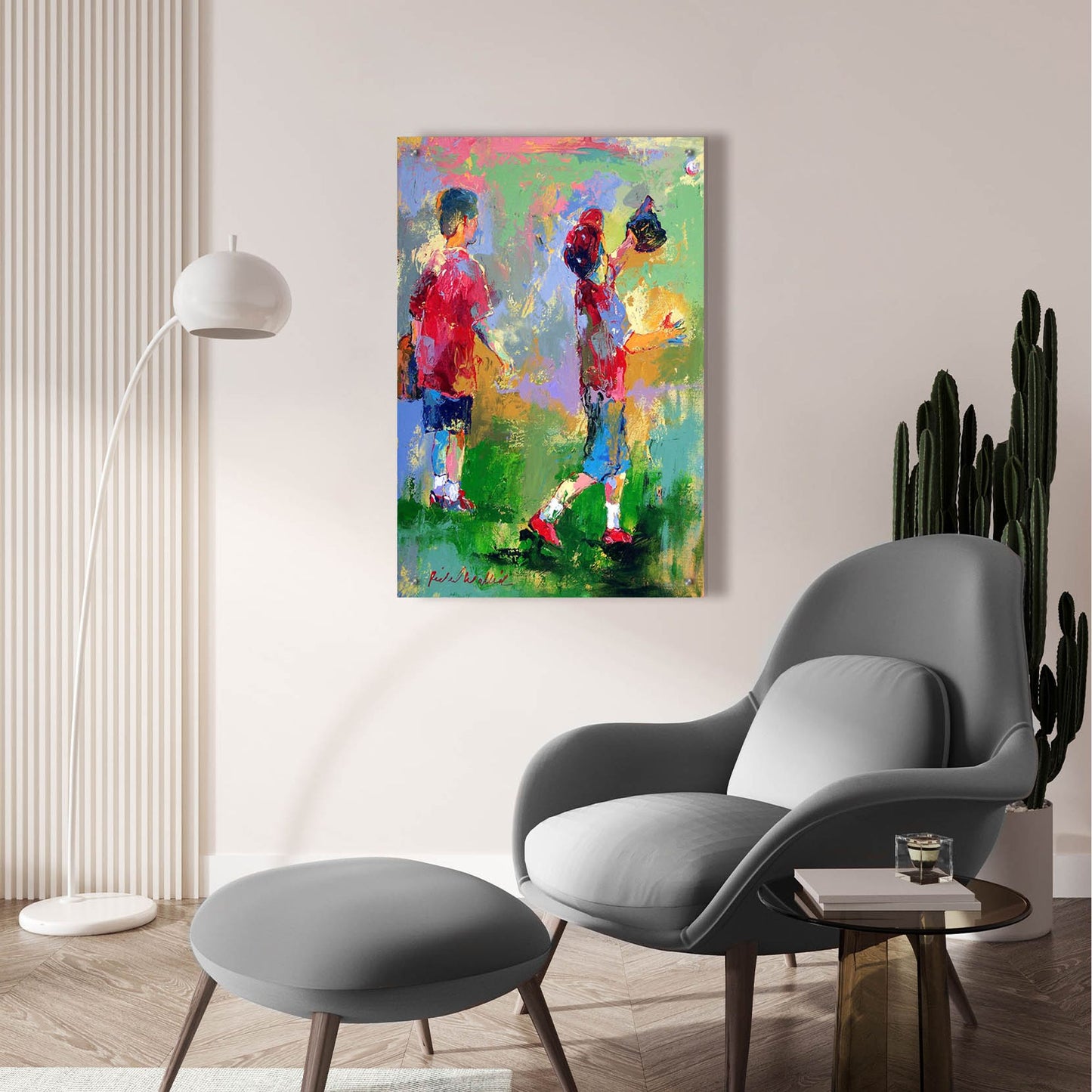 Epic Art 'Kids 2' by Richard Wallich, Acrylic Glass Wall Art,24x36