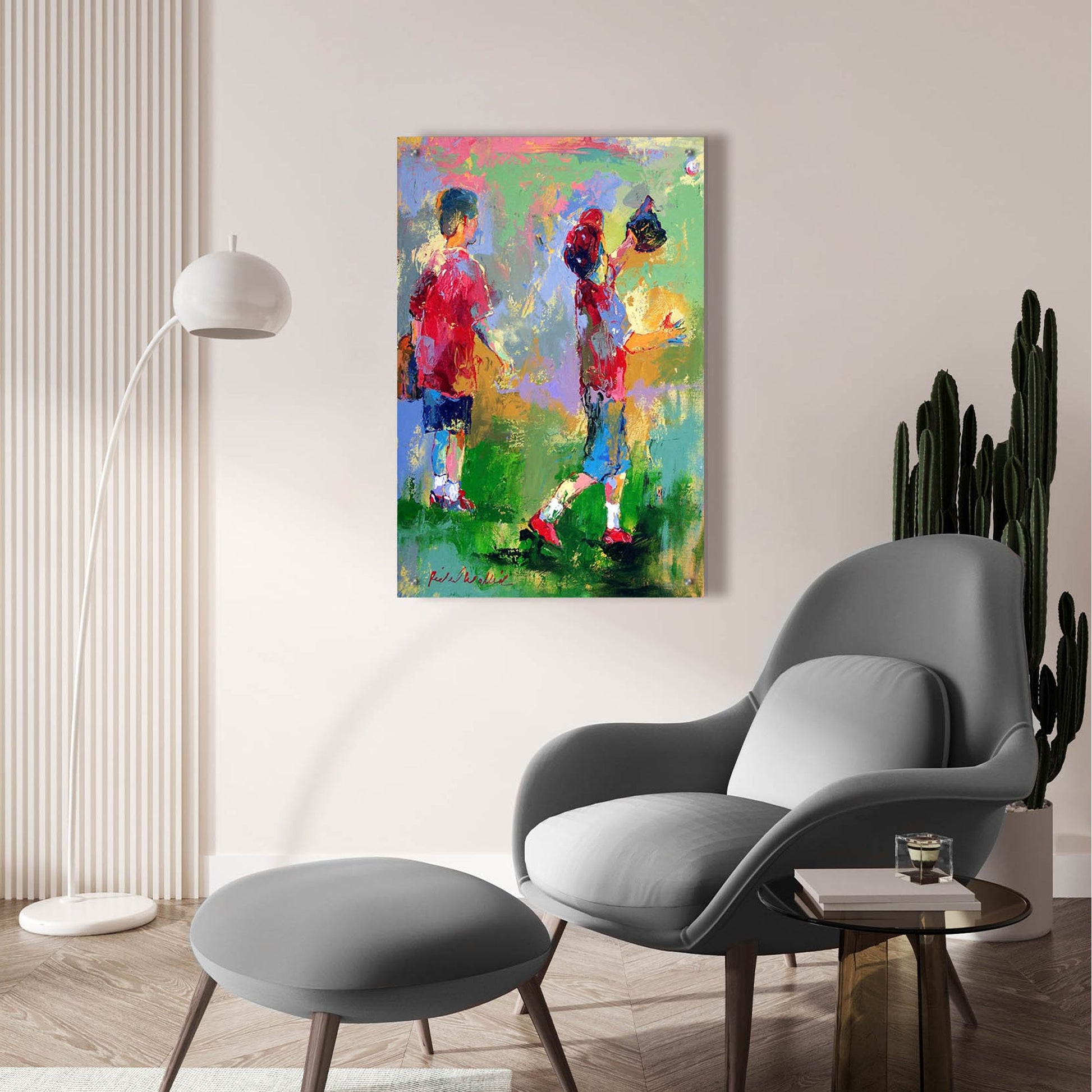 Epic Art 'Kids 2' by Richard Wallich, Acrylic Glass Wall Art,24x36