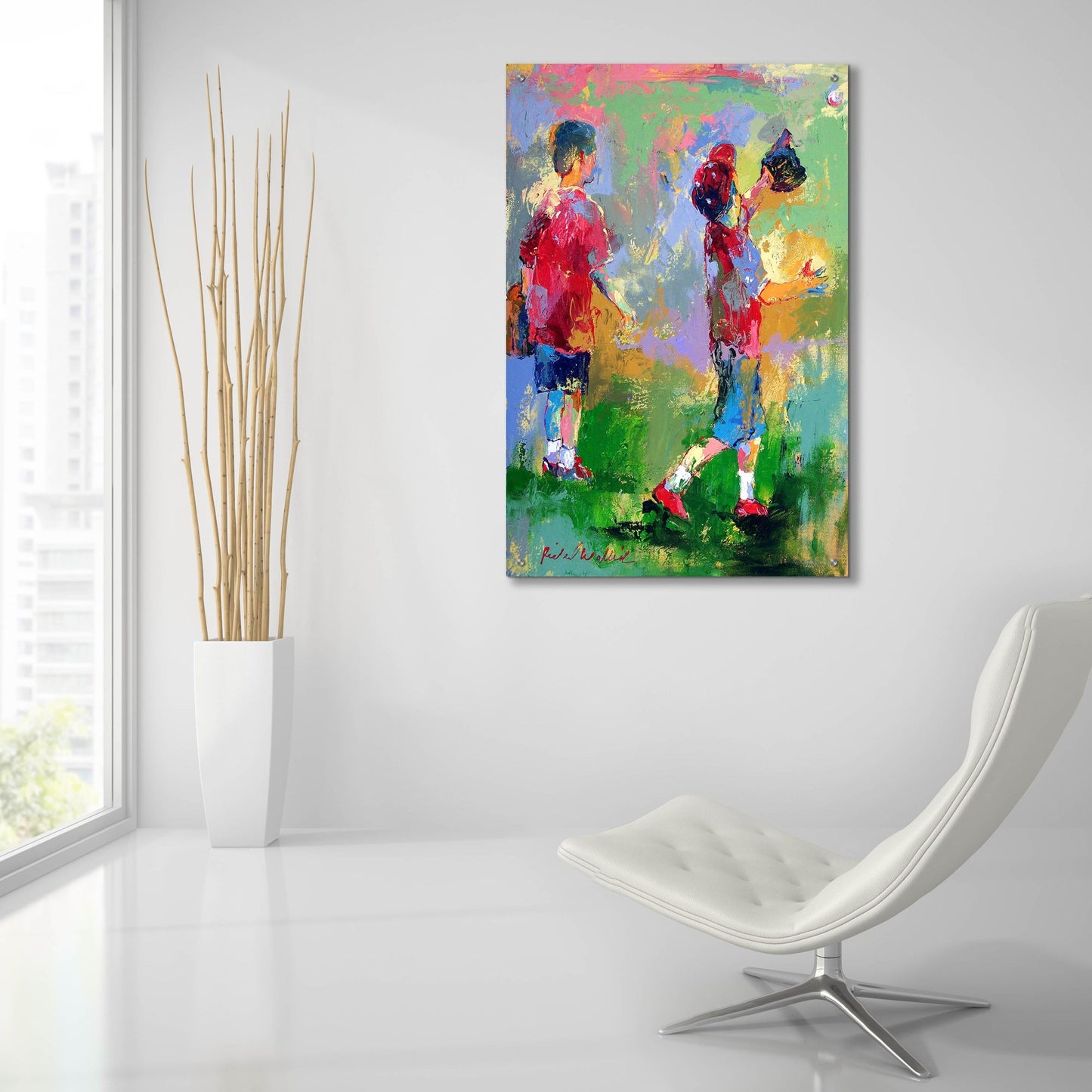 Epic Art 'Kids 2' by Richard Wallich, Acrylic Glass Wall Art,24x36