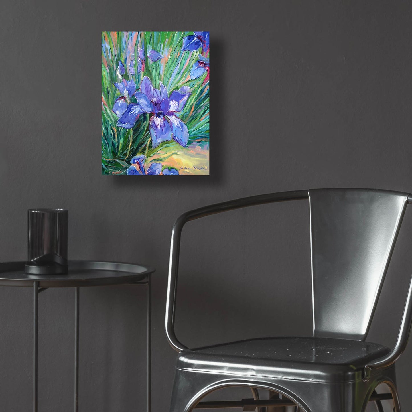 Epic Art 'Iris' by Richard Wallich, Acrylic Glass Wall Art,12x16