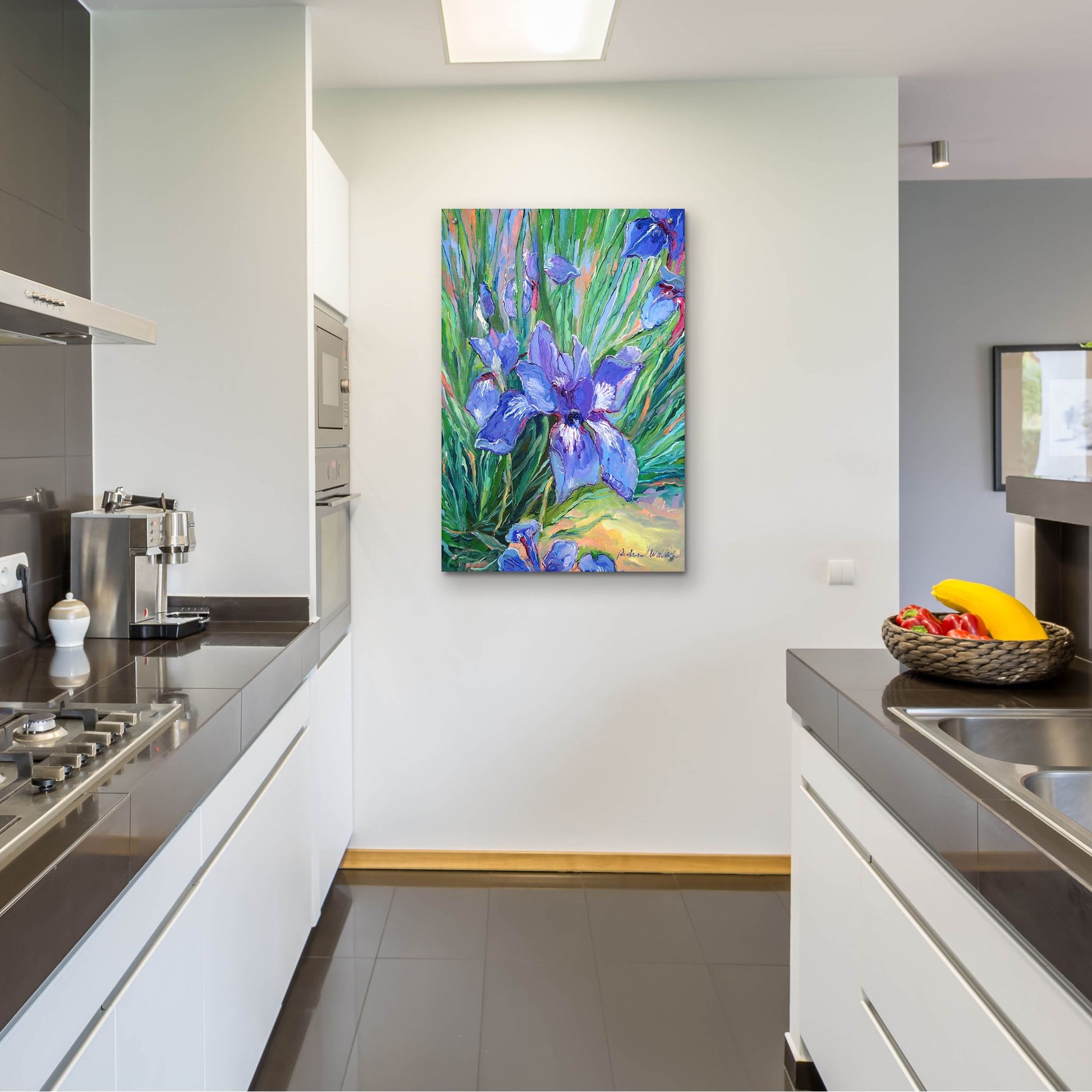 Epic Art 'Iris' by Richard Wallich, Acrylic Glass Wall Art,24x36