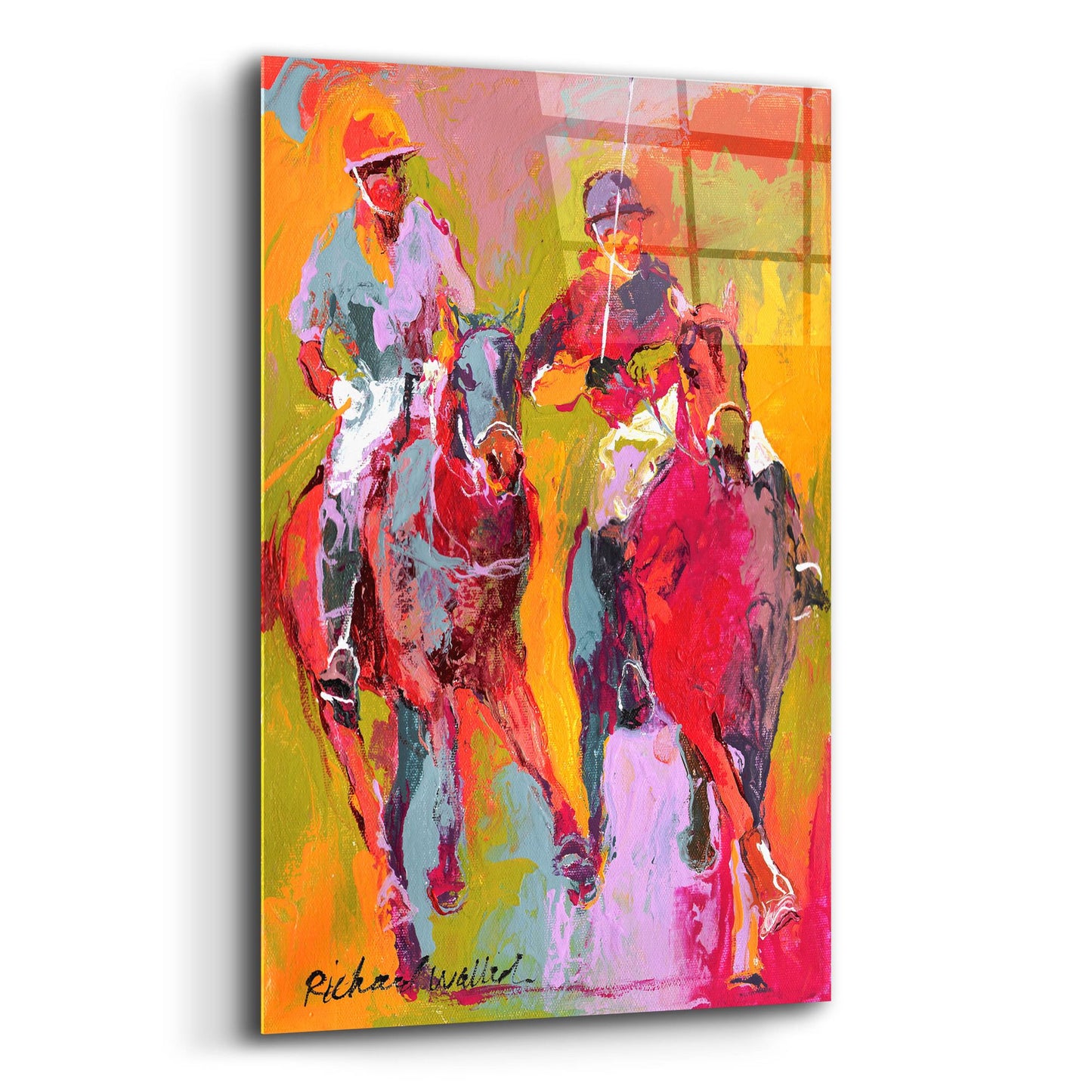 Epic Art 'Polo' by Richard Wallich, Acrylic Glass Wall Art,12x16