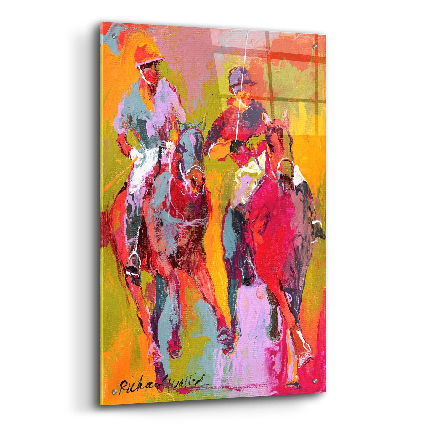 Epic Art 'Polo' by Richard Wallich, Acrylic Glass Wall Art,24x36