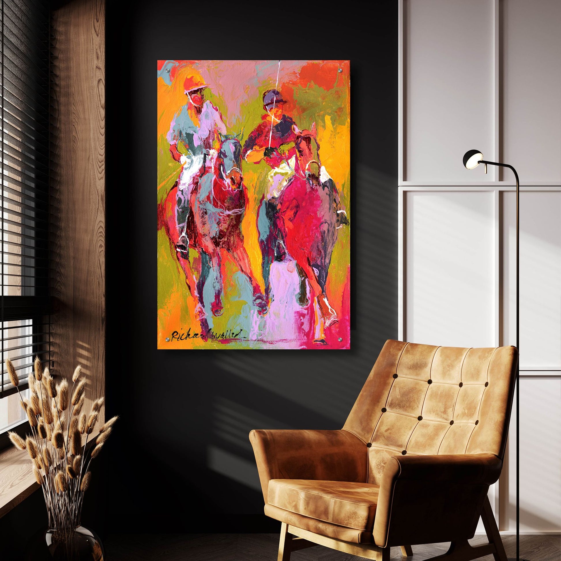 Epic Art 'Polo' by Richard Wallich, Acrylic Glass Wall Art,24x36