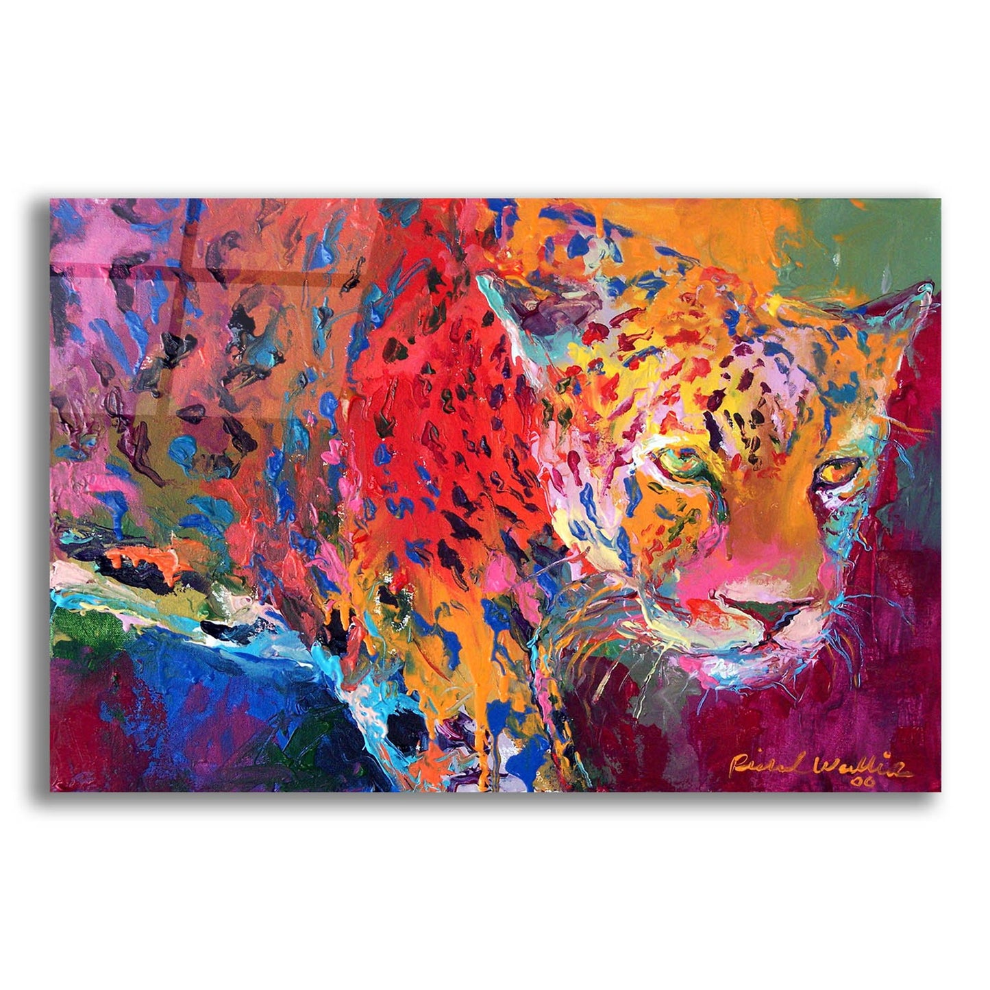 Epic Art 'Leopard 1' by Richard Wallich, Acrylic Glass Wall Art