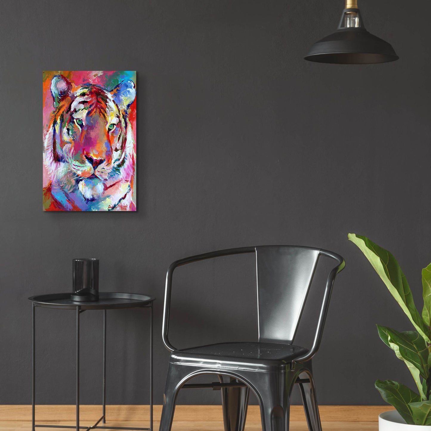 Epic Art 'Tiger 4' by Richard Wallich, Acrylic Glass Wall Art,16x24