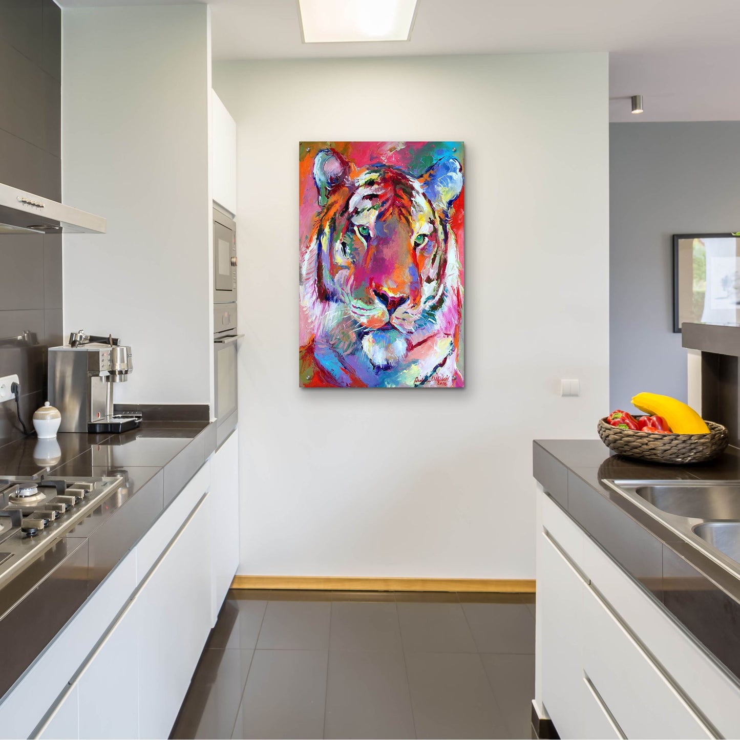 Epic Art 'Tiger 4' by Richard Wallich, Acrylic Glass Wall Art,24x36