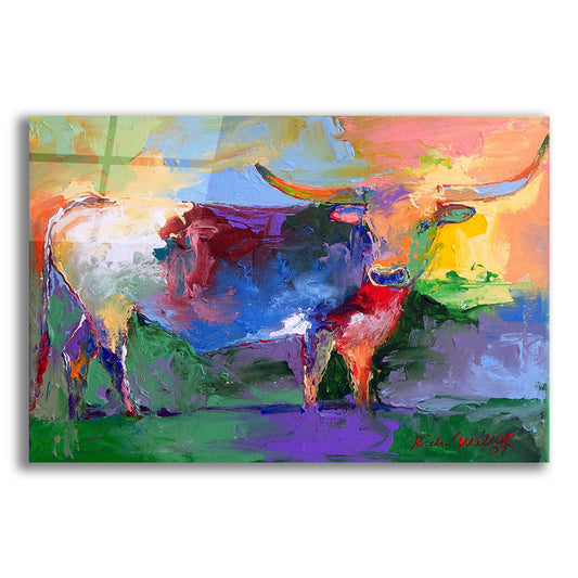 Epic Art 'Bull' by Richard Wallich, Acrylic Glass Wall Art