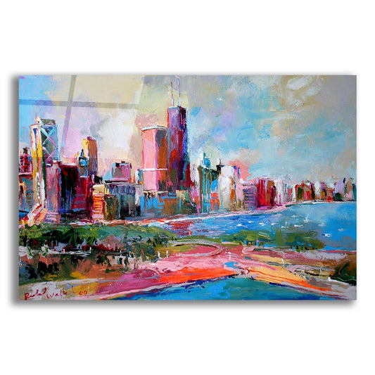 Epic Art 'Cityscape' by Richard Wallich, Acrylic Glass Wall Art