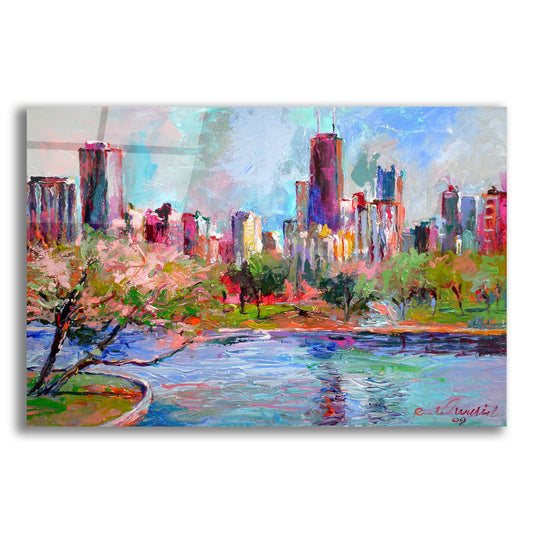 Epic Art 'Cityscape 2' by Richard Wallich, Acrylic Glass Wall Art