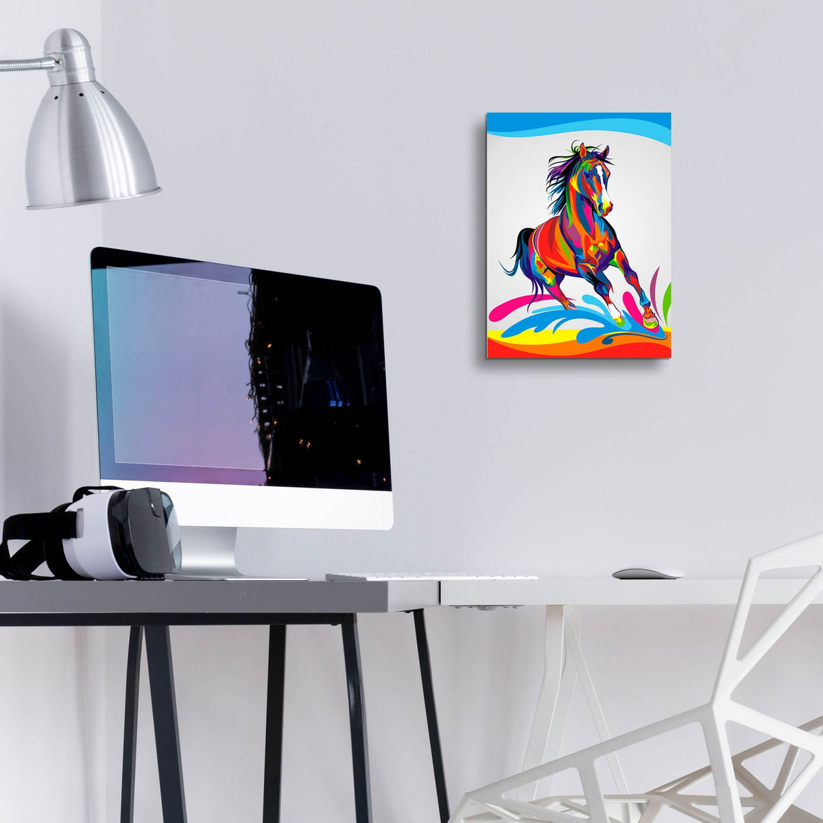 Horse by Bob Weer - 12x16 acrylic wall art in a room