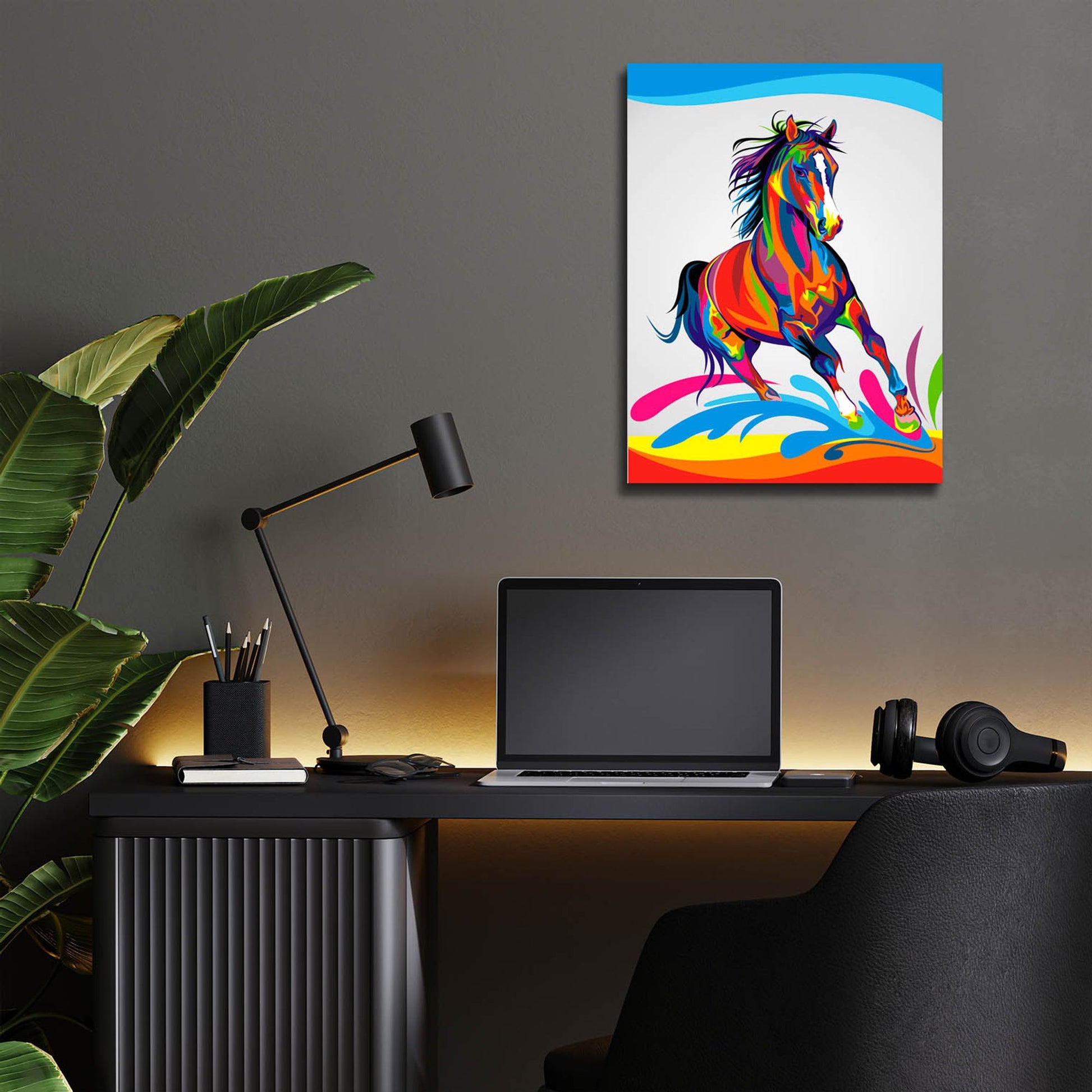 Epic Art 'Horse' by Bob Weer, Acrylic Glass Wall Art,12x16