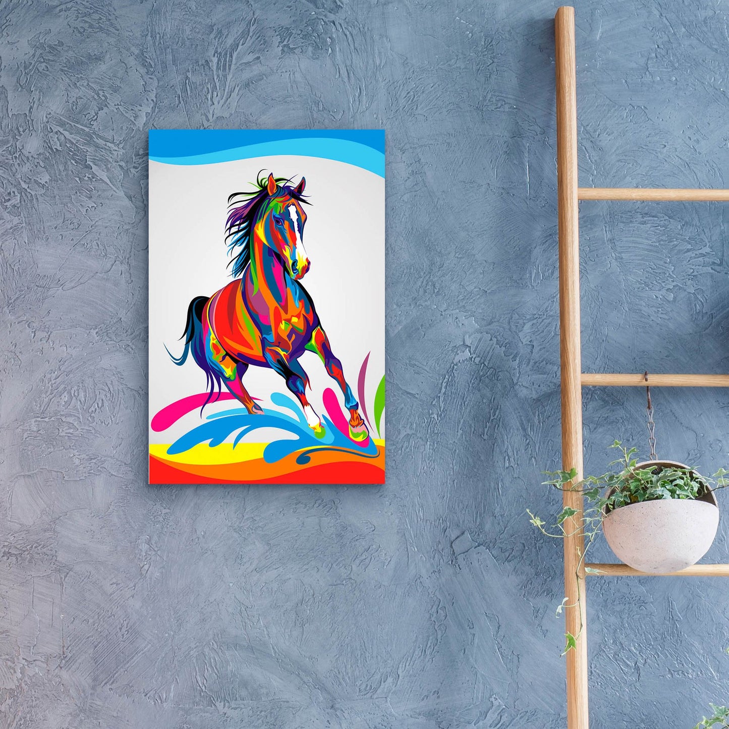 Epic Art 'Horse' by Bob Weer, Acrylic Glass Wall Art,16x24