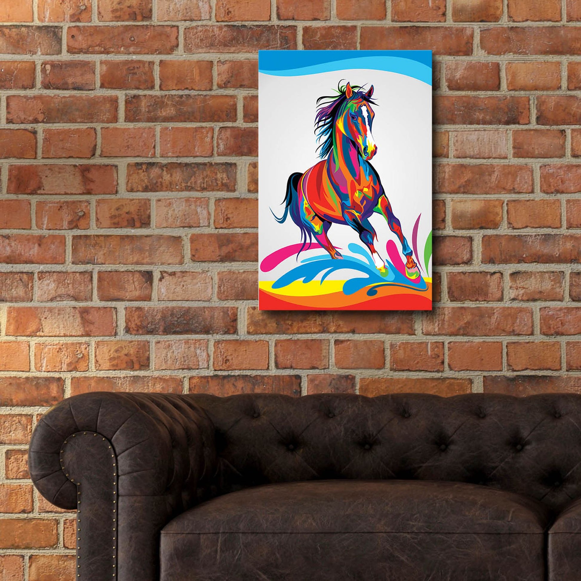 Epic Art 'Horse' by Bob Weer, Acrylic Glass Wall Art,16x24
