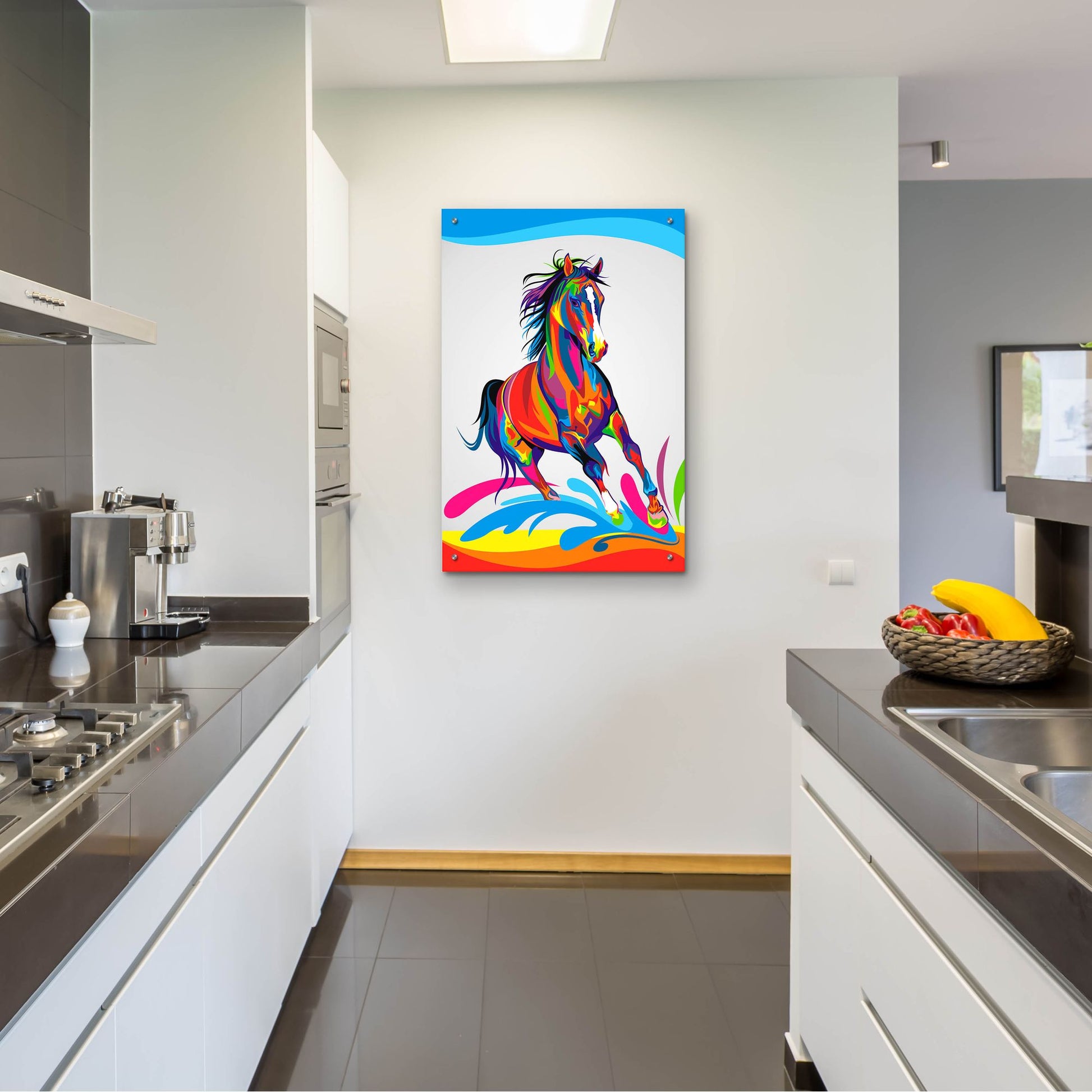 Epic Art 'Horse' by Bob Weer, Acrylic Glass Wall Art,24x36