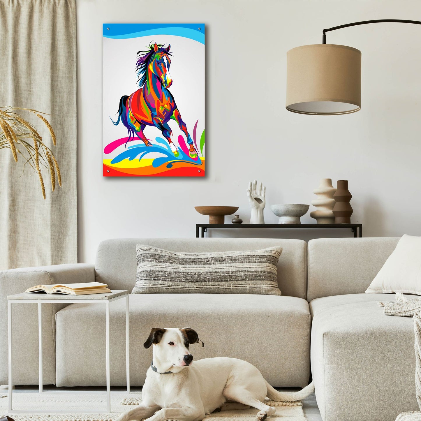 Epic Art 'Horse' by Bob Weer, Acrylic Glass Wall Art,24x36