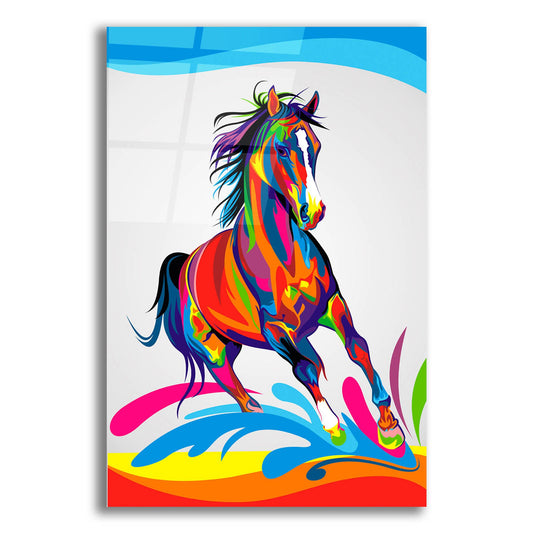 Epic Art 'Horse' by Bob Weer, Acrylic Glass Wall Art