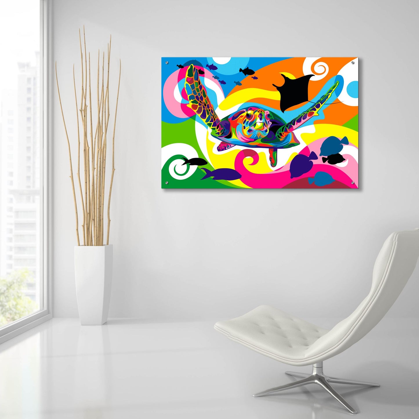 Epic Art 'Underwater' by Bob Weer, Acrylic Glass Wall Art,36x24