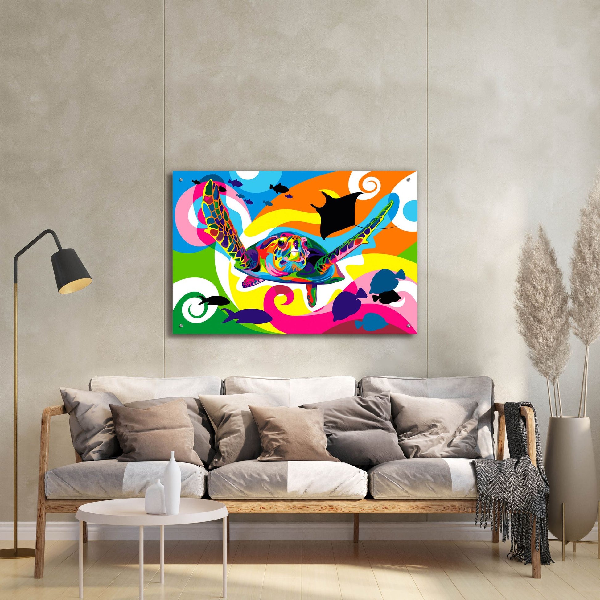 Epic Art 'Underwater' by Bob Weer, Acrylic Glass Wall Art,36x24